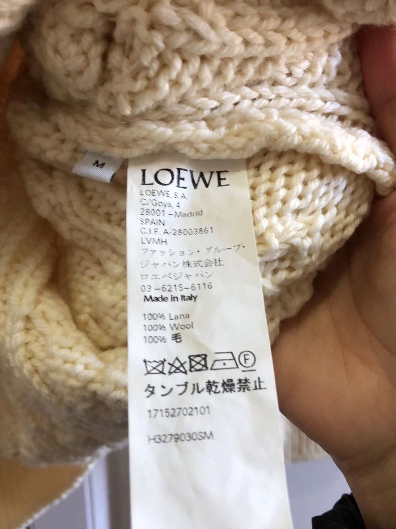 Loewe Loewe Cable Knit Sweater Dress Size US S / EU 44-46 / 1 - 2 Thumbnail