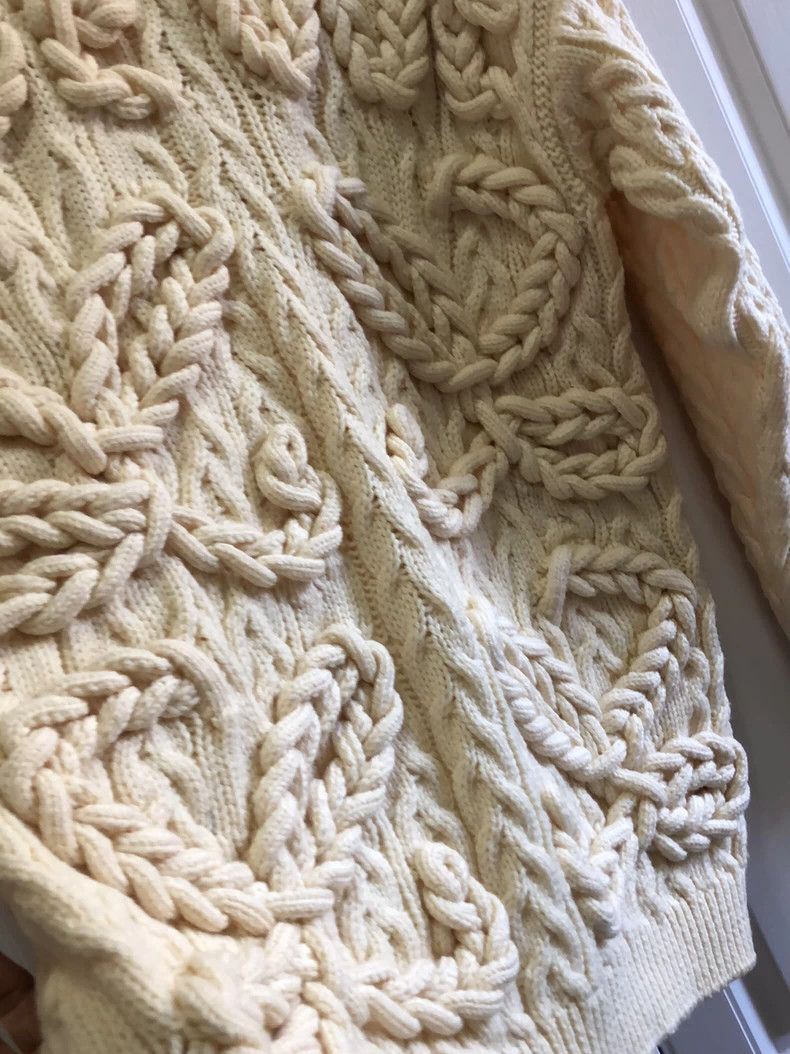 Loewe Loewe Cable Knit Sweater Dress Size US S / EU 44-46 / 1 - 8 Thumbnail