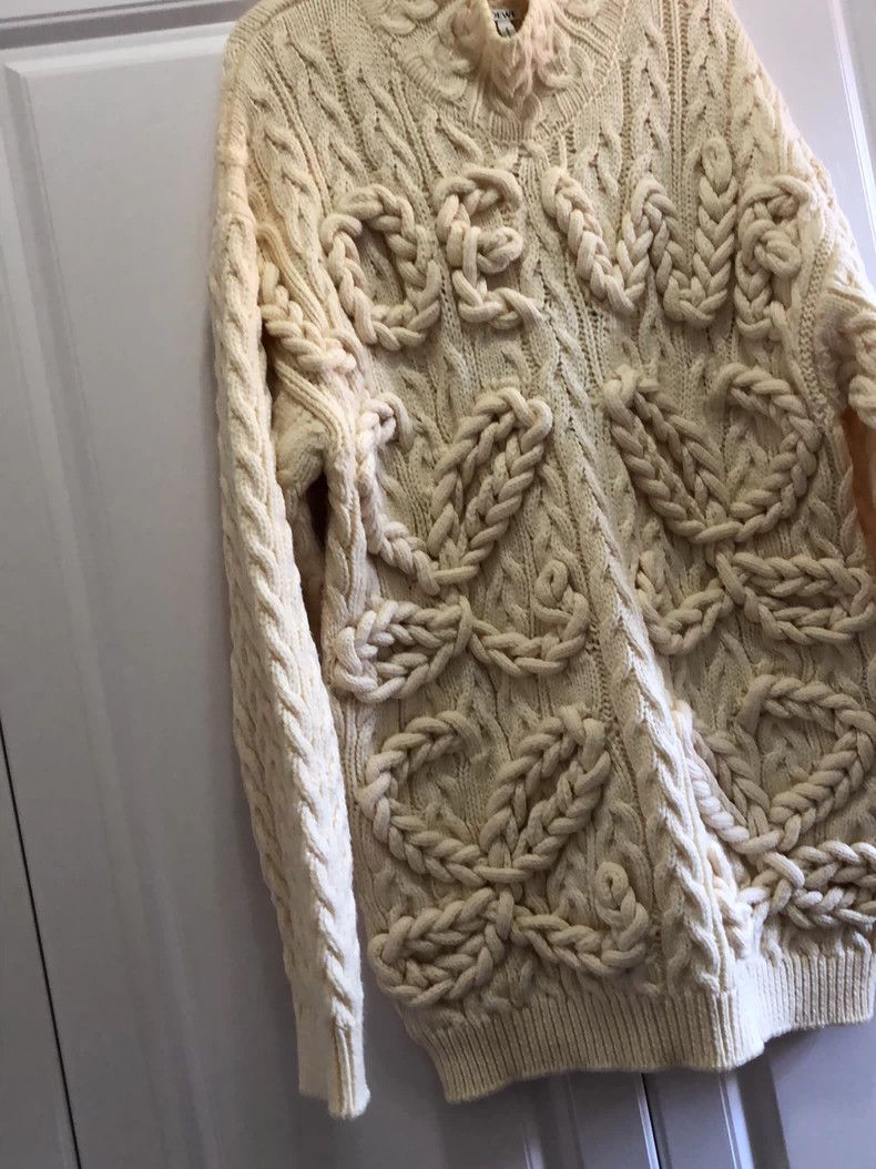 Loewe Loewe Cable Knit Sweater Dress Size US S / EU 44-46 / 1 - 7 Thumbnail