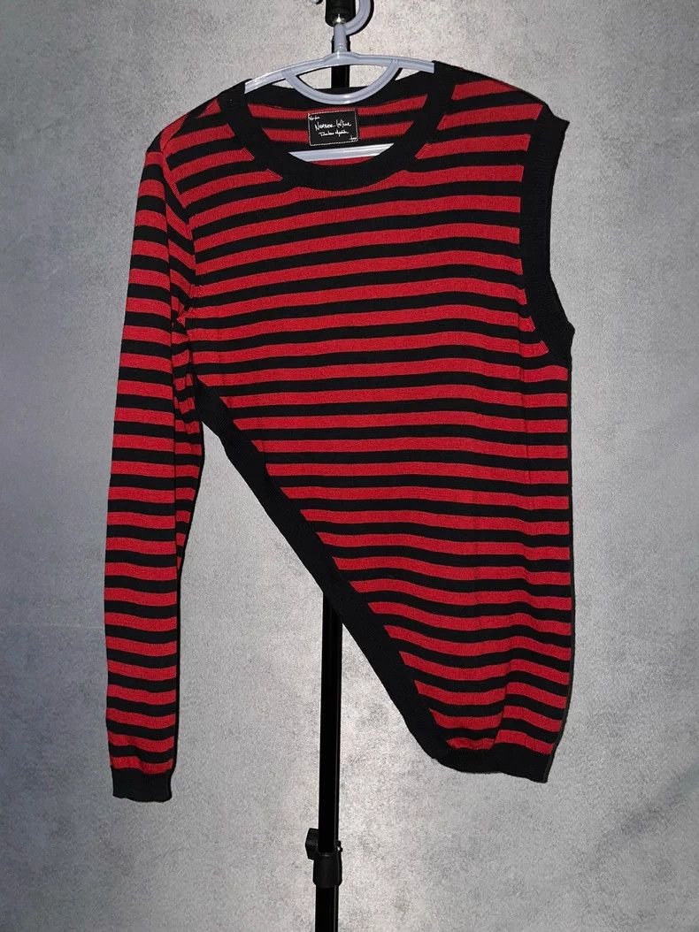 Number (N)ine Number (N)ine Striped Asymmetric Hoodie Set Size US S / EU 44-46 / 1 - 6 Thumbnail