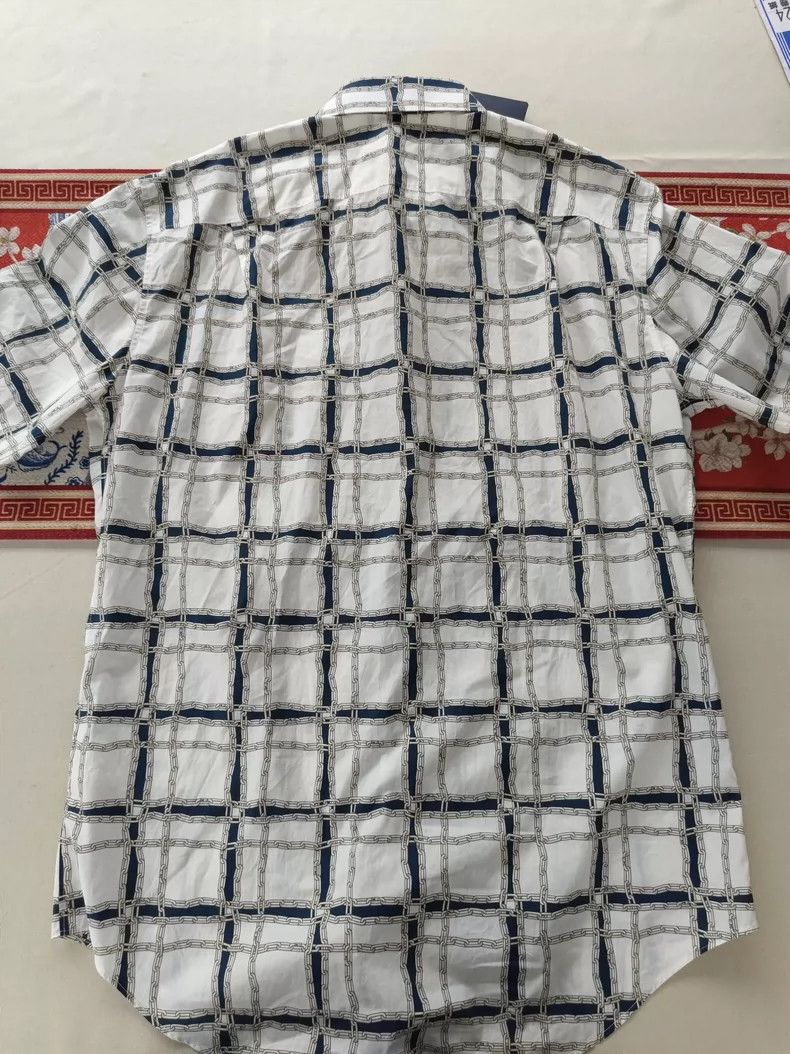 Louis Vuitton LV Men's White Chain Print Shirt Size US M / EU 48-50 / 2 - 2 Thumbnail
