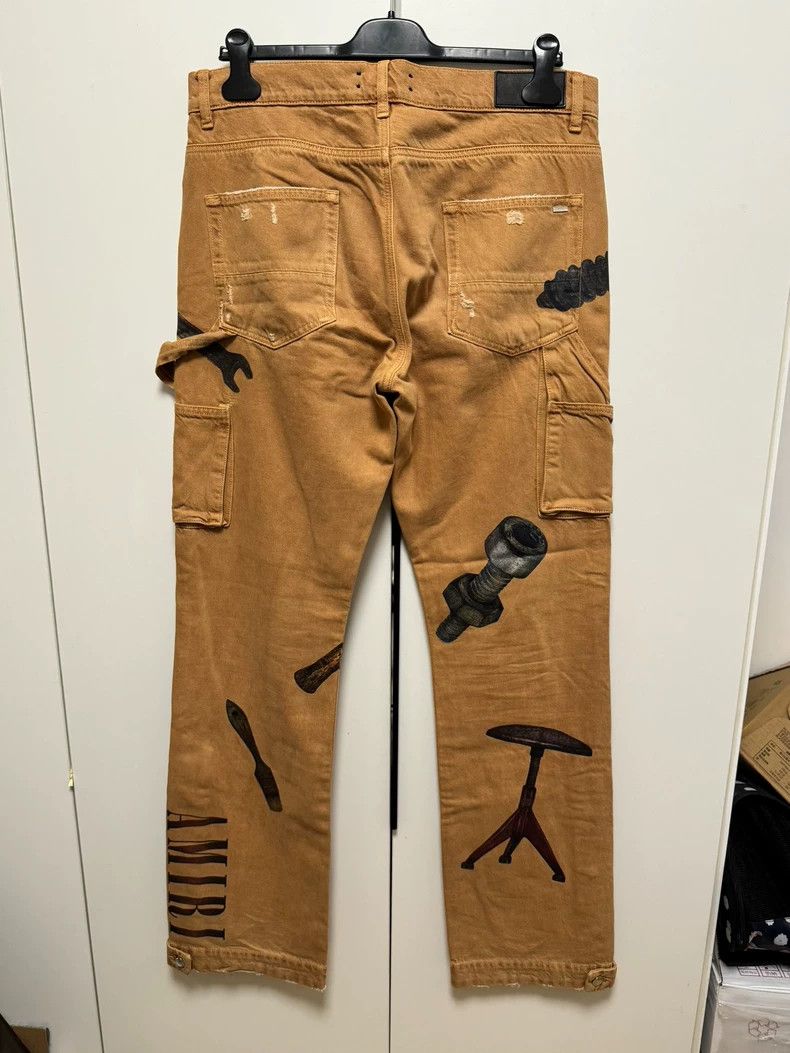 Amiri Amiri FW22 Scissors Print Straight Jeans Size US 32 / EU 48 - 2 Thumbnail