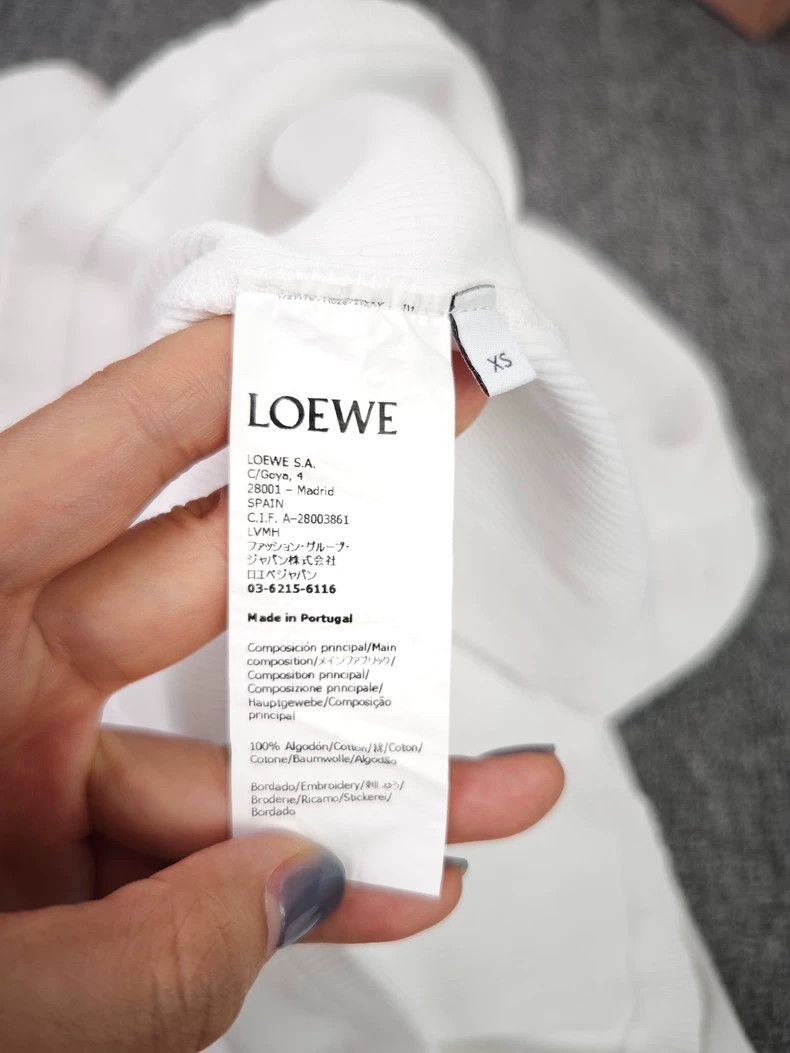 Loewe LOEWE Logo Embroidered Long Sleeve T-Shirt Size US XS / EU 42 / 0 - 4 Thumbnail