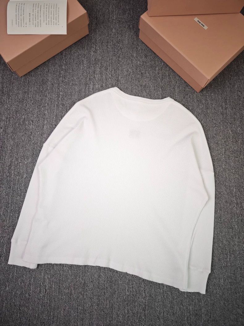 Loewe LOEWE Logo Embroidered Long Sleeve T-Shirt Size US XS / EU 42 / 0 - 3 Thumbnail