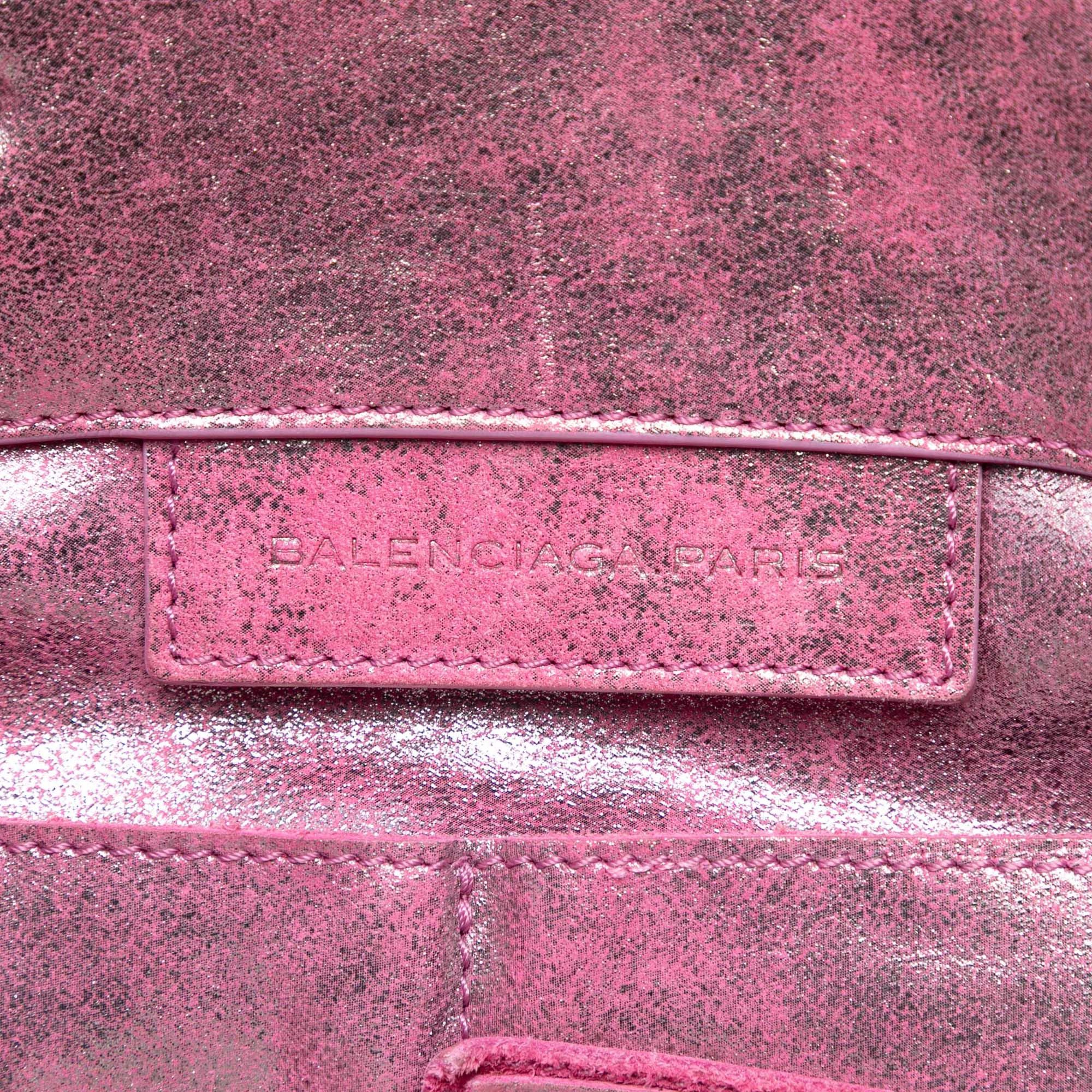 Balenciaga Balenciaga Metallic Leather Papier A5 Tote Size ONE SIZE - 6 Thumbnail