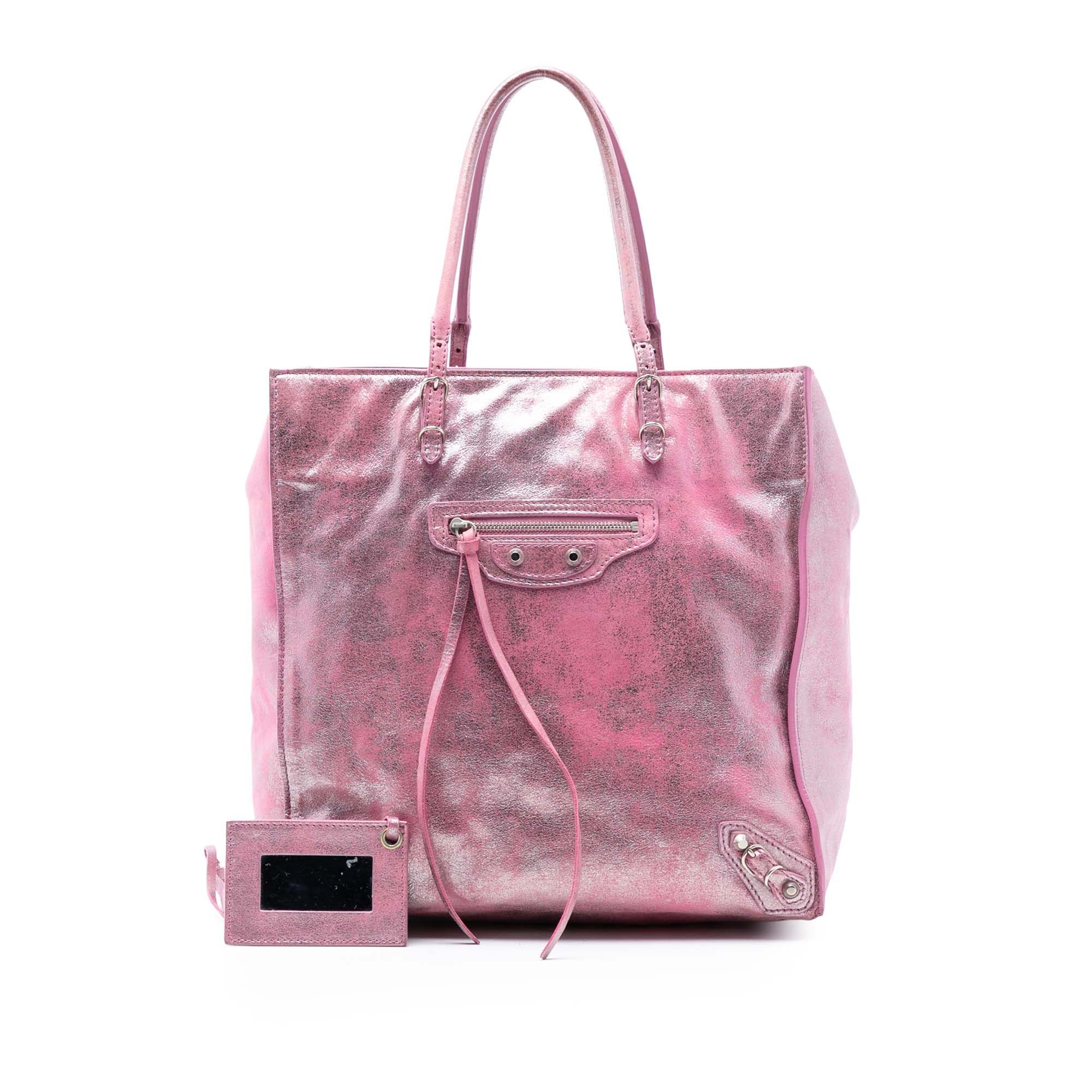Balenciaga Balenciaga Metallic Leather Papier A5 Tote Size ONE SIZE - 8 Thumbnail