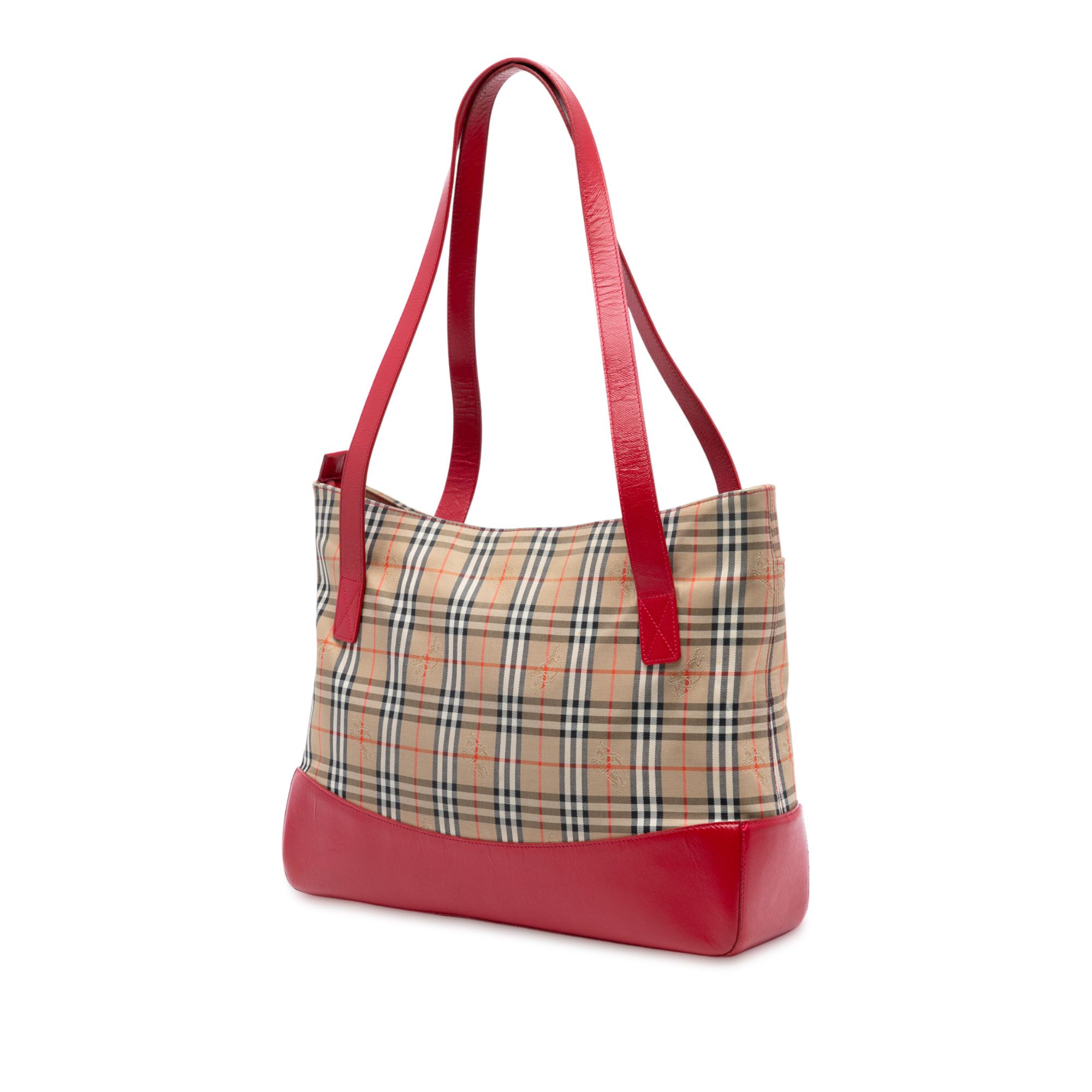 Burberry Burberry Haymarket Check Canvas Tote Size ONE SIZE - 2 Thumbnail