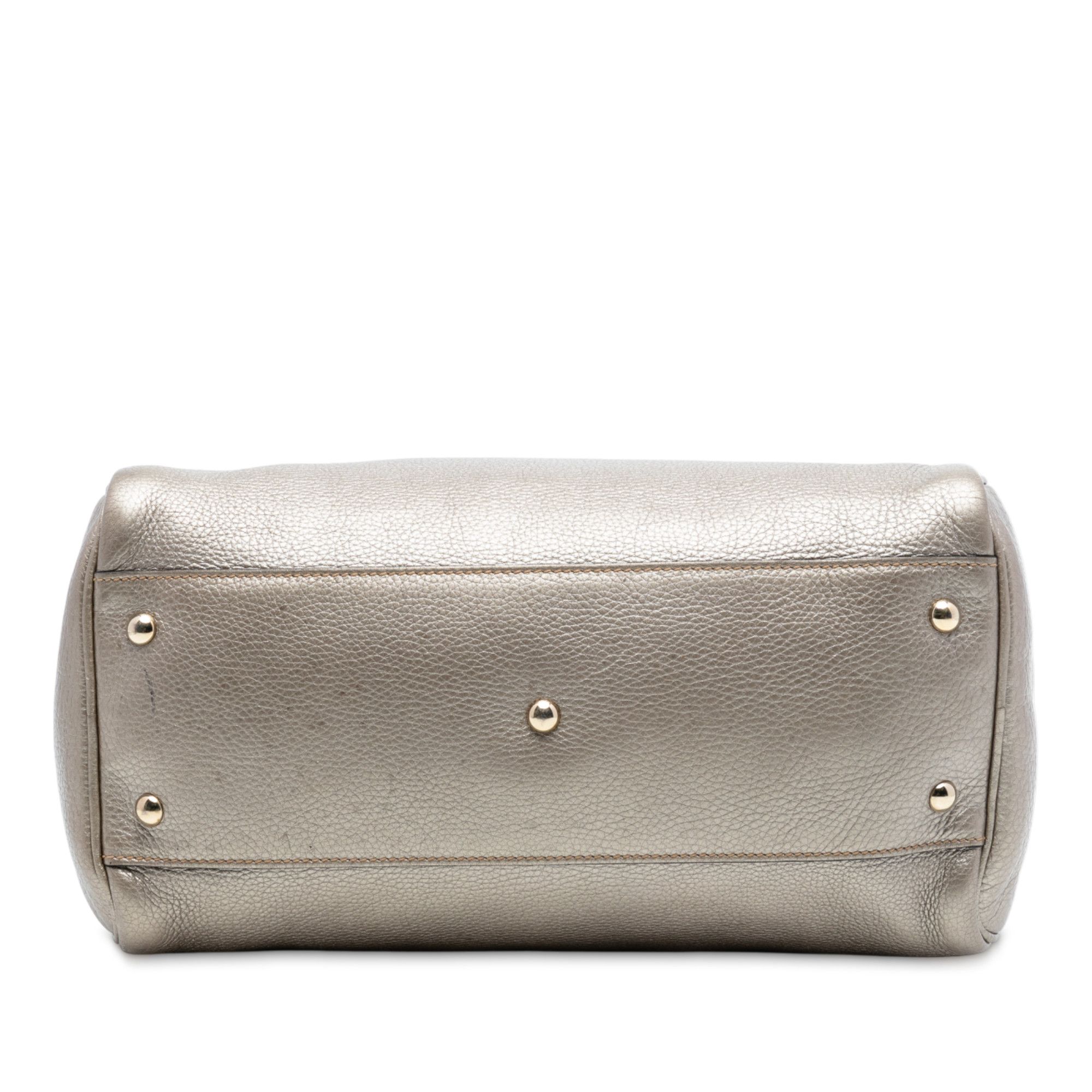 Gucci Gucci Medium Calfskin Bamboo Shopper Boston Bag Size ONE SIZE - 3 Thumbnail