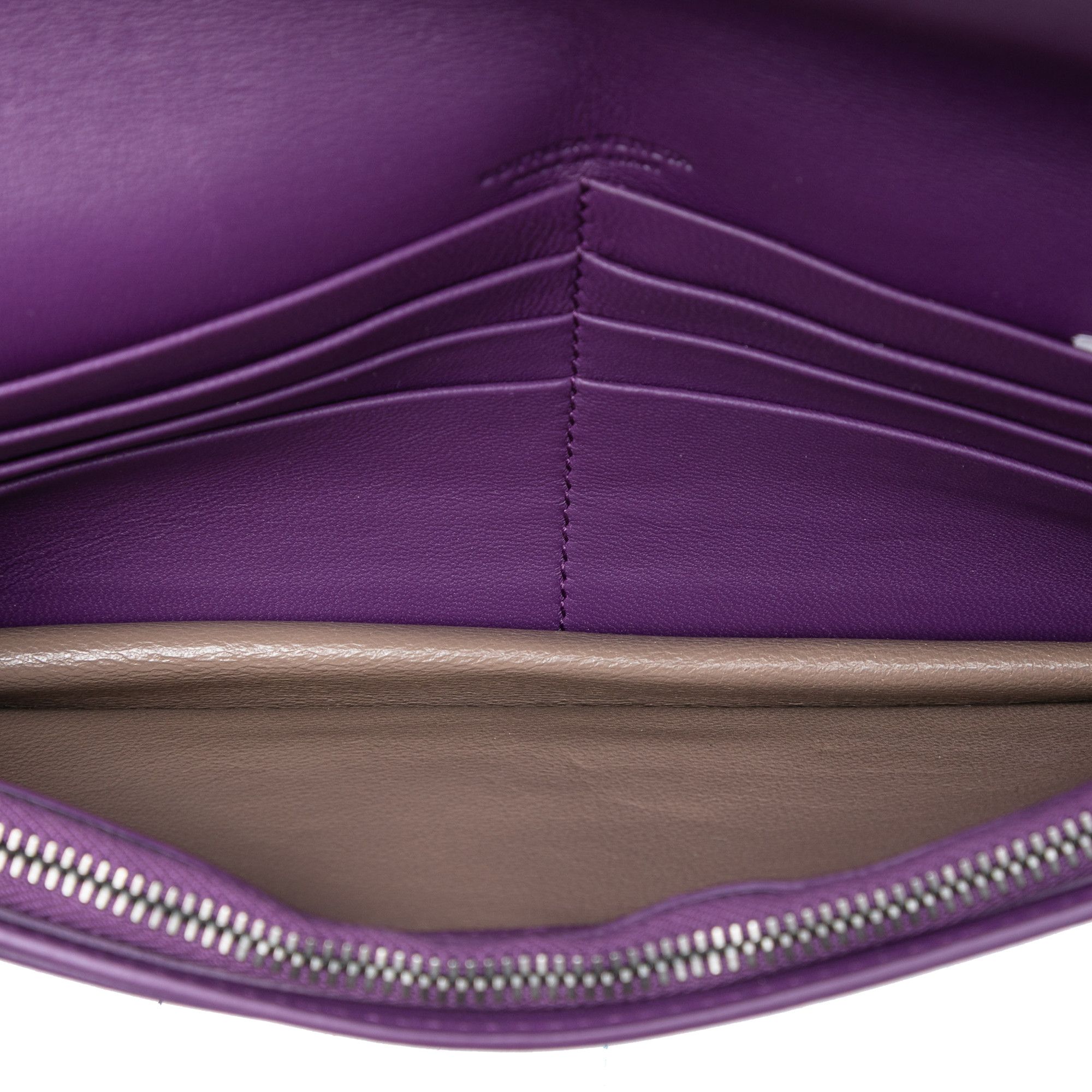 Bottega Veneta Bottega Veneta Nappa Intrecciato Embroidered Continental Wallet on Chain Size ONE SIZE - 4 Thumbnail