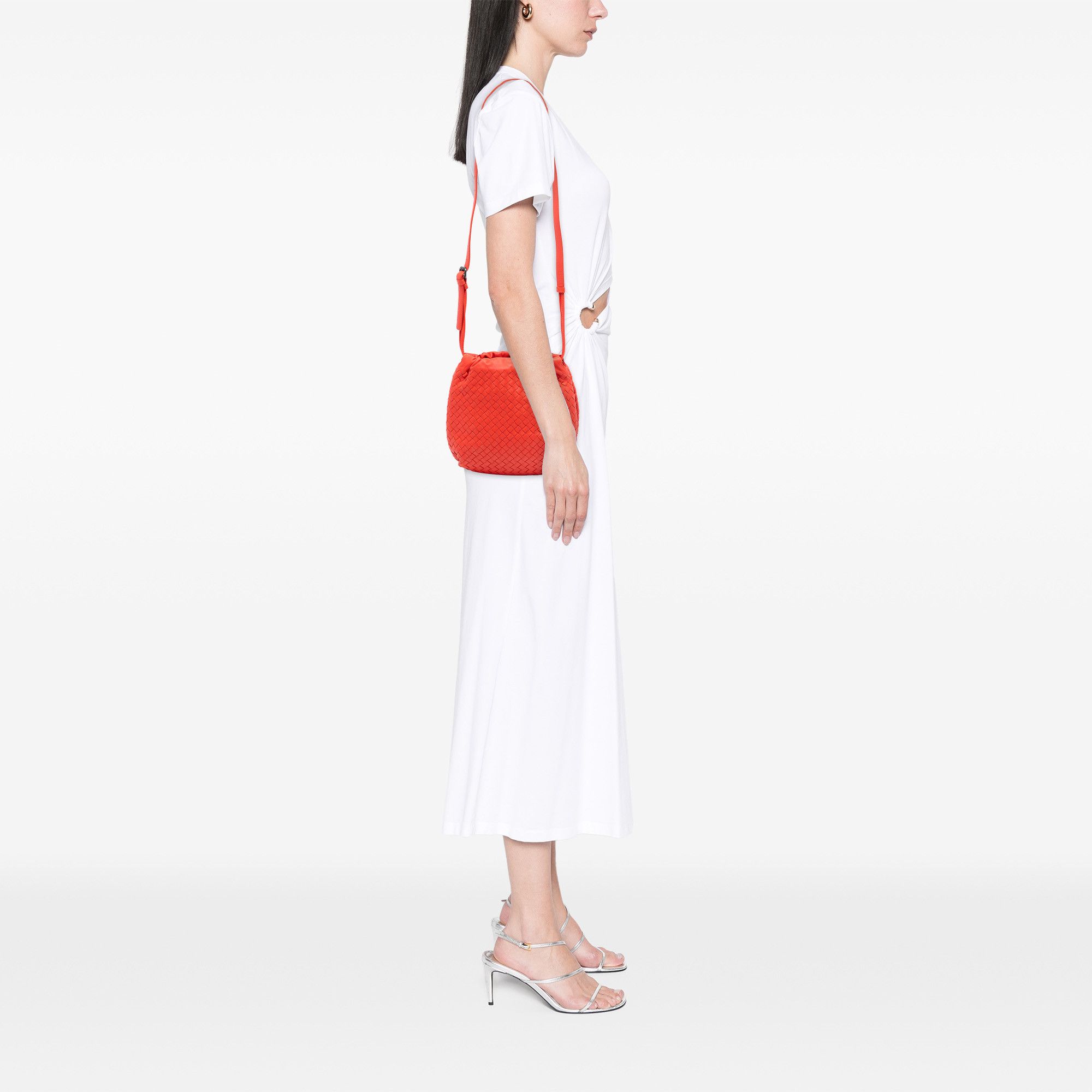Bottega Veneta Bottega Veneta Nappa Intrecciato Drawstring Crossbody Size ONE SIZE - 7 Thumbnail