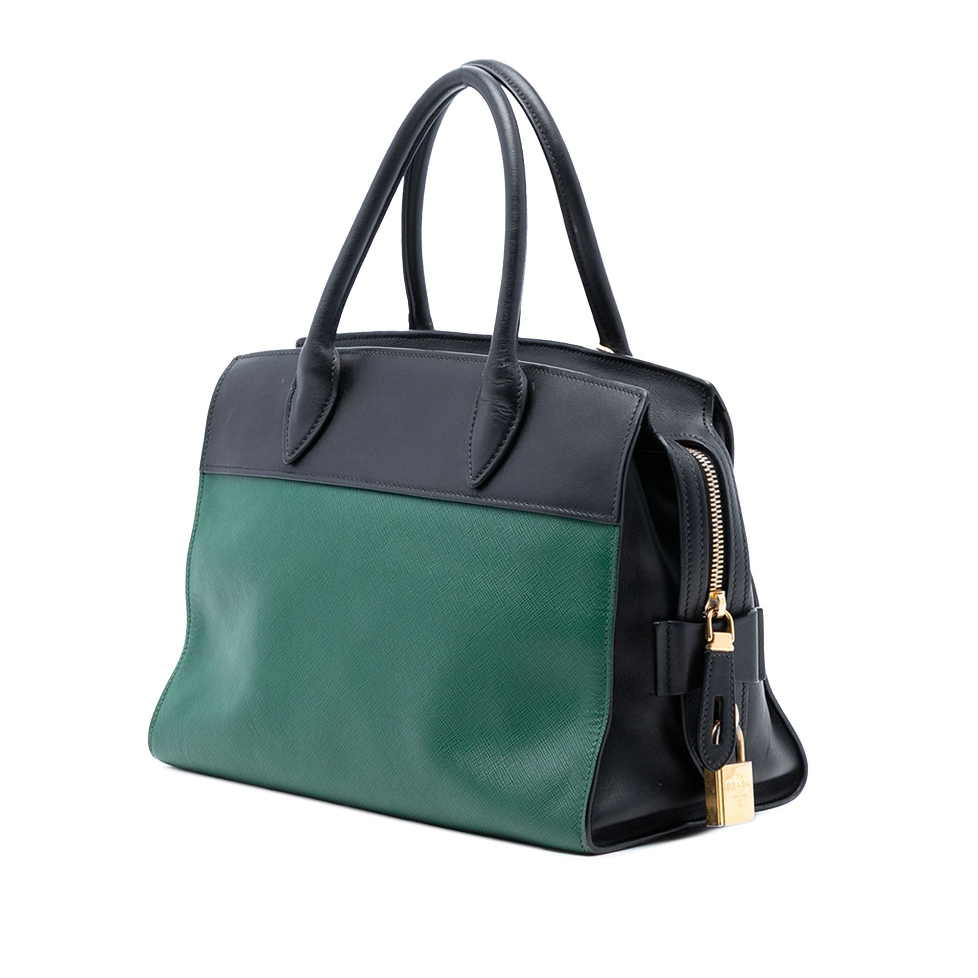Prada Prada Saffiano and City Calf Esplanade Satchel Size ONE SIZE - 2 Thumbnail