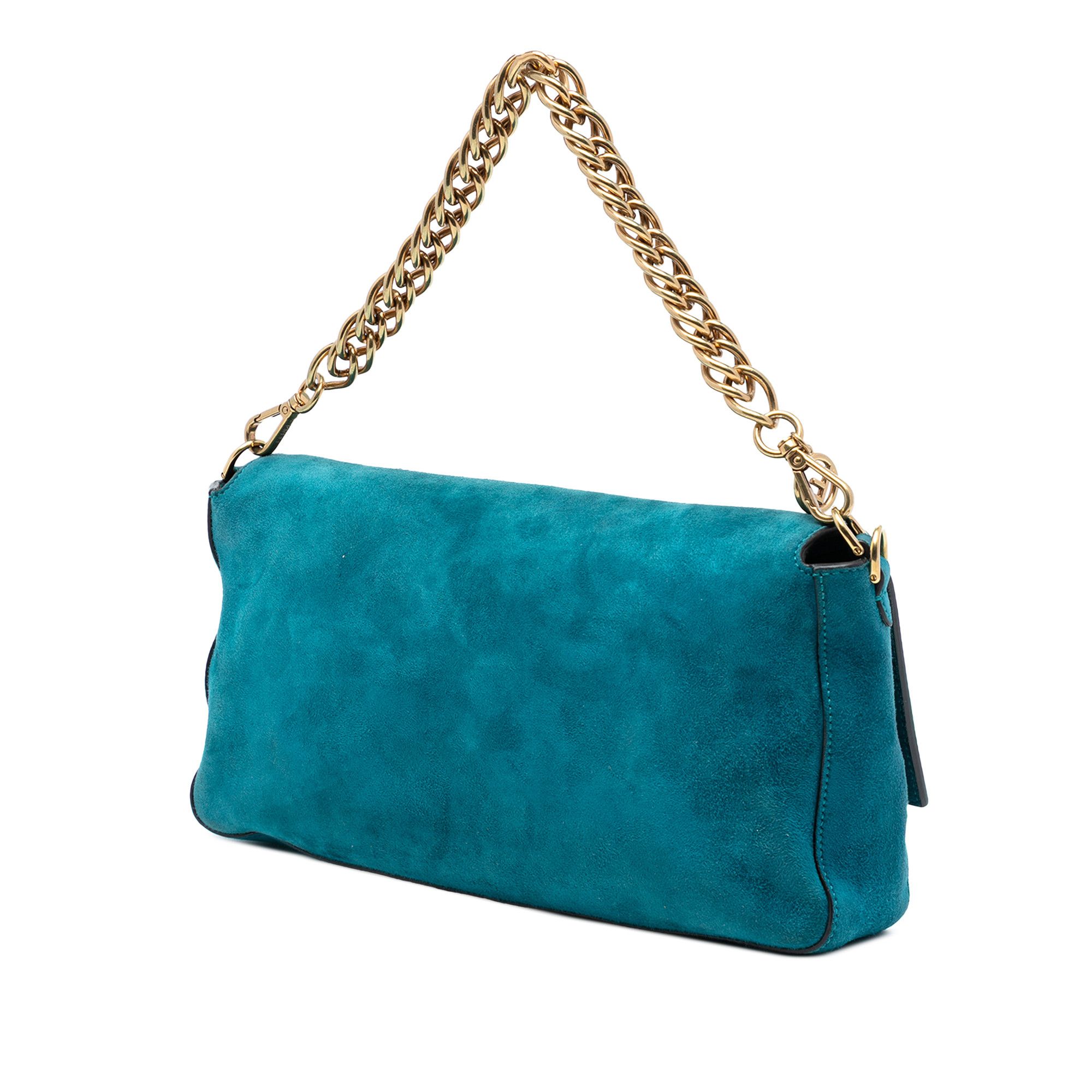Fendi Fendi Large Suede Chamois Baguette Satchel Size ONE SIZE - 2 Thumbnail