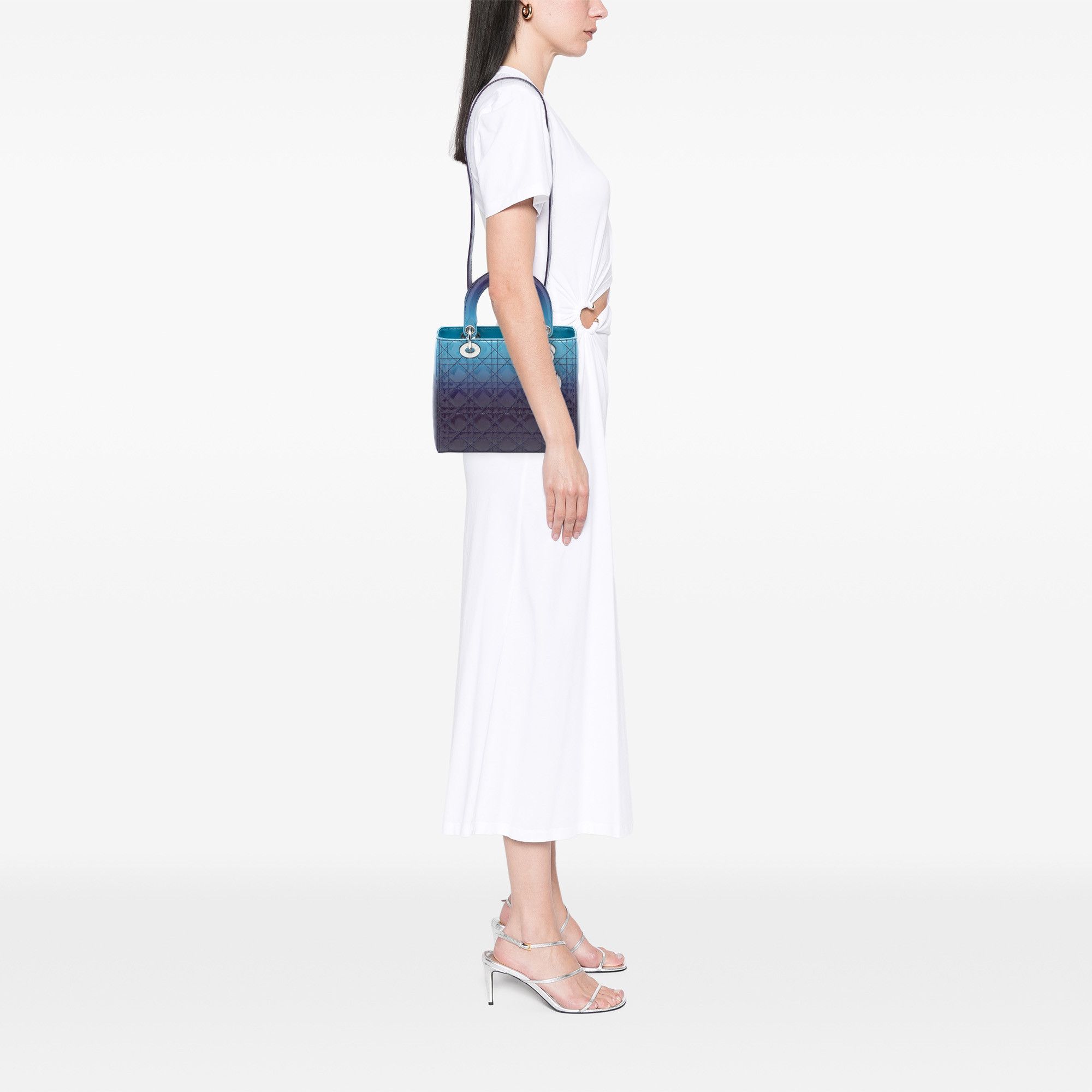Dior Dior Medium Ombre Patent Cannage Lady Dior Size ONE SIZE - 7 Thumbnail