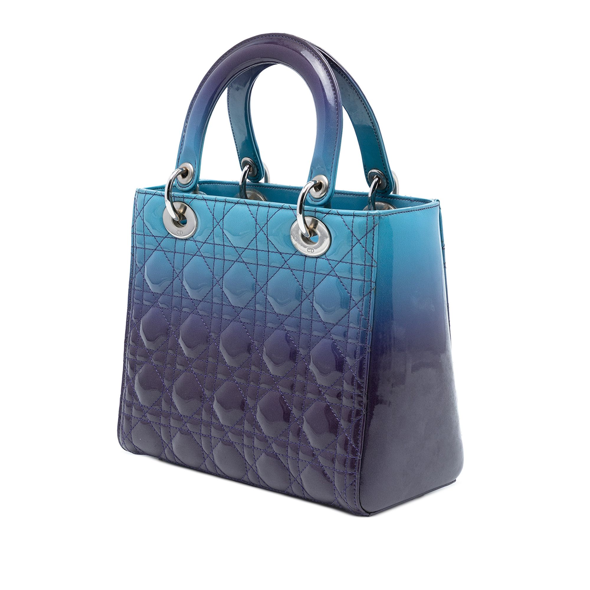 Dior Dior Medium Ombre Patent Cannage Lady Dior Size ONE SIZE - 2 Thumbnail