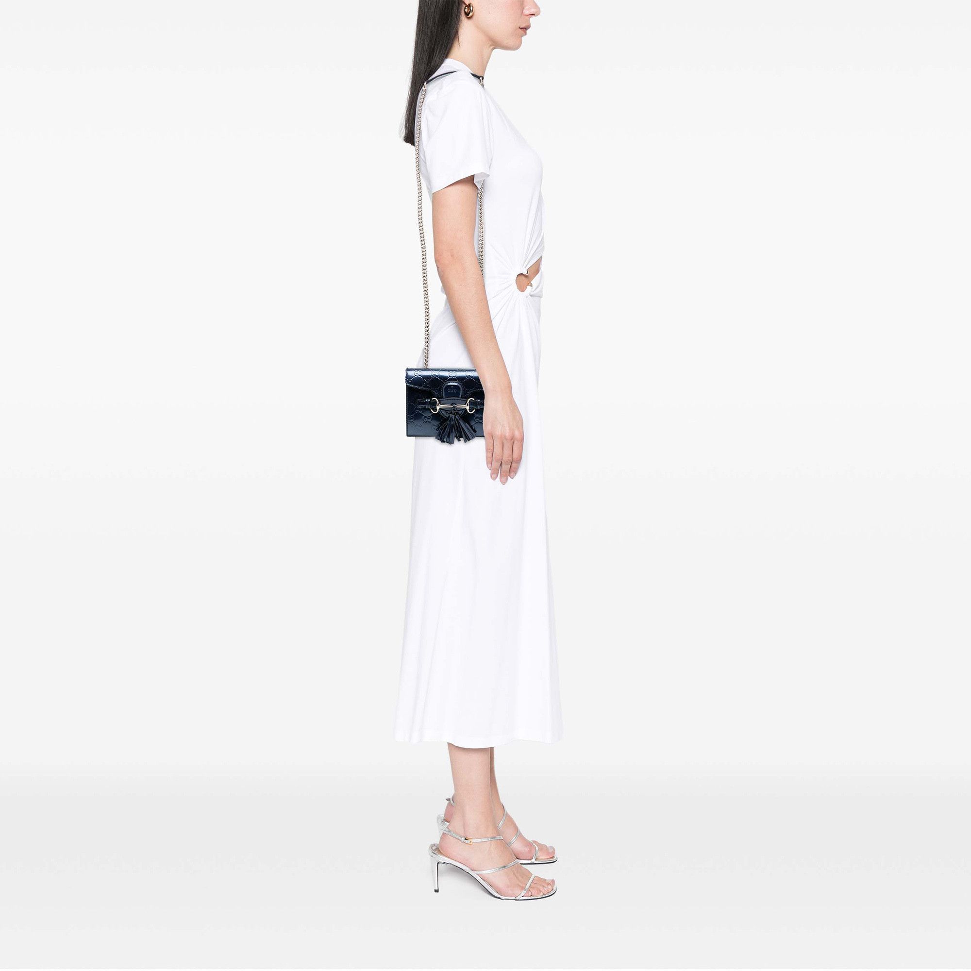 Gucci Gucci Mini Patent Guccissima Emily Crossbody Size ONE SIZE - 7 Thumbnail