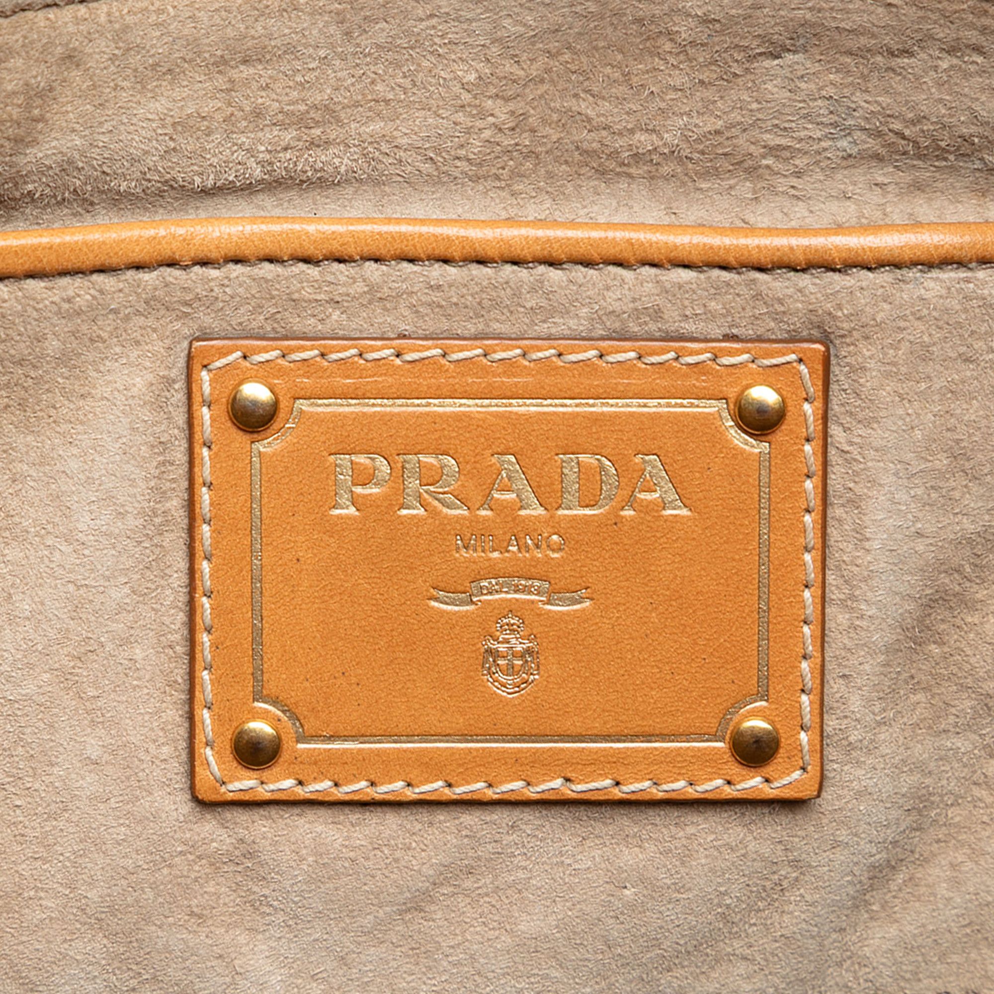 Prada Prada Canvas Canapa Pattina Satchel Size ONE SIZE - 5 Thumbnail