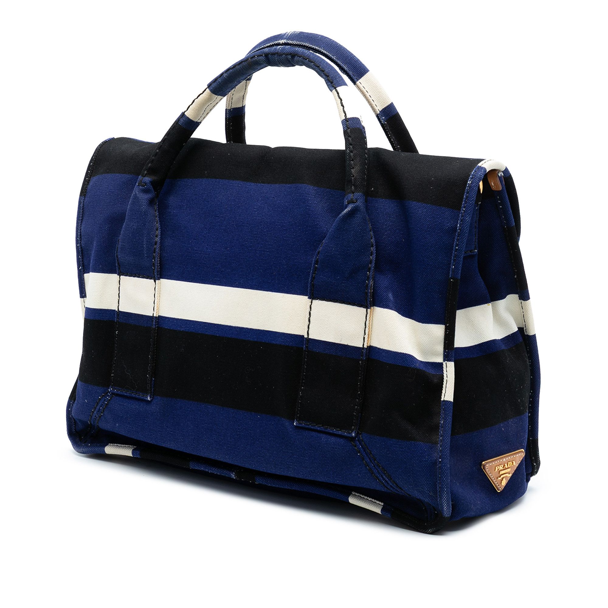 Prada Prada Canvas Canapa Pattina Satchel Size ONE SIZE - 2 Thumbnail
