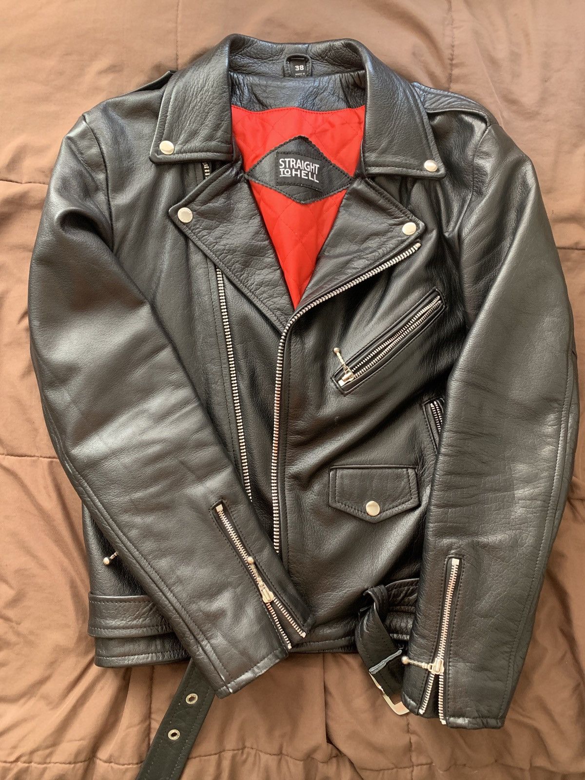 Straight to hell defector leather on sale jacket