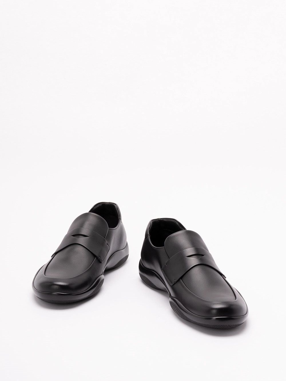 Prada `Toblach` Leather Loafers Size US 8.5 / EU 41-42 - 2 Thumbnail