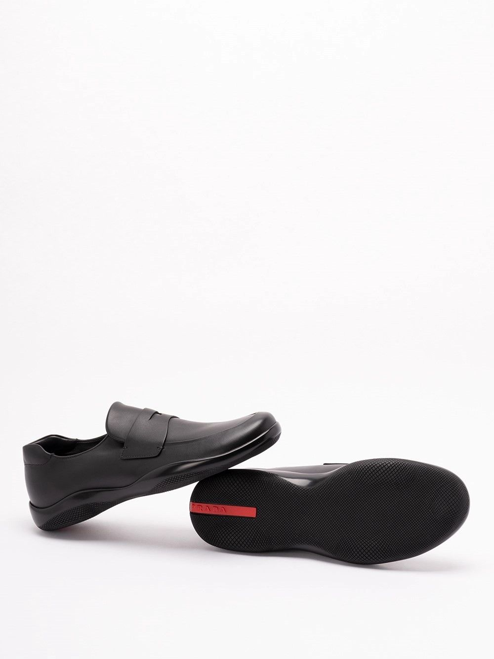 Prada `Toblach` Leather Loafers Size US 9.5 / EU 42-43 - 4 Thumbnail