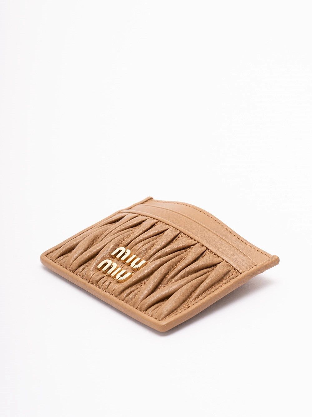 Miu Miu Matelassé Leather Card Holder Size ONE SIZE - 3 Thumbnail