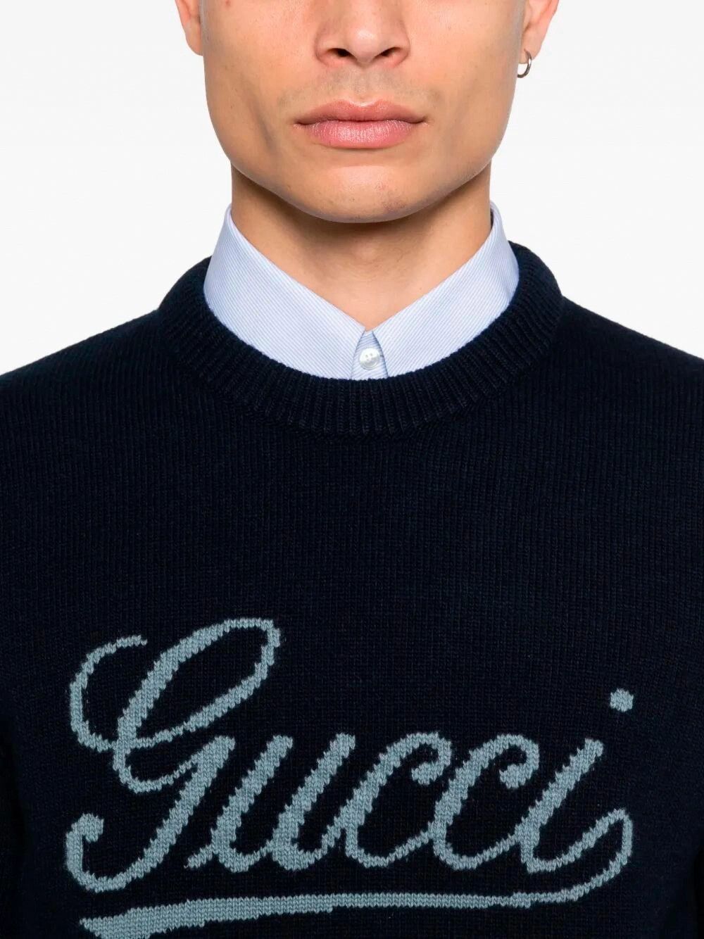 Gucci Long Sleeve Crew-Neck Sweater Size US S / EU 44-46 / 1 - 3 Thumbnail