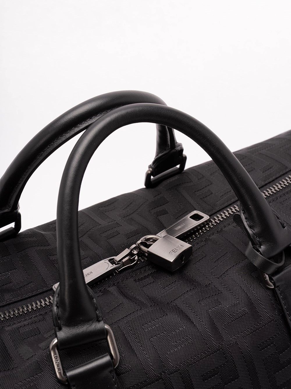 Fendi `FF` Medium Boston Bag Size ONE SIZE - 4 Thumbnail