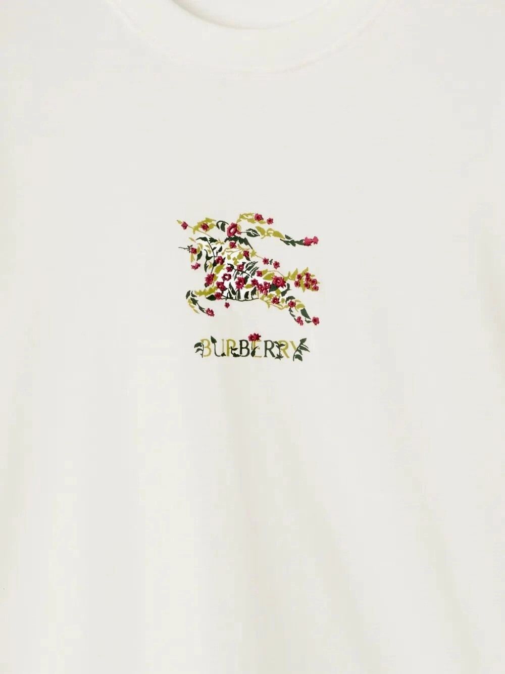 Burberry `Frankie EKD Flower` T-Shirt Size L / US 10 / IT 46 - 4 Thumbnail