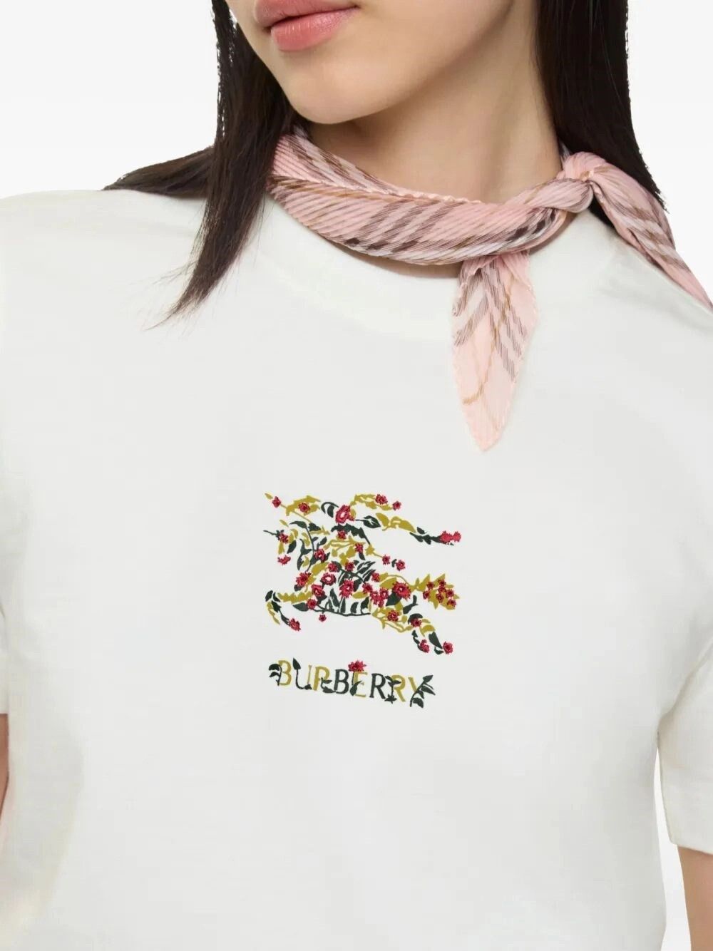 Burberry `Frankie EKD Flower` T-Shirt Size S / US 4 / IT 40 - 3 Thumbnail