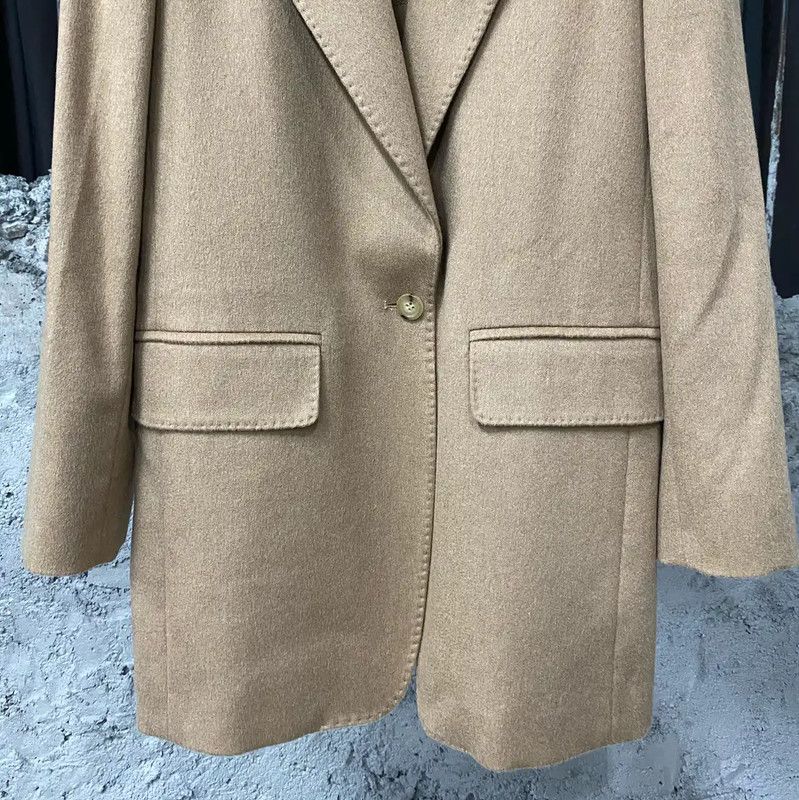 Max Mara MaxMara Spring Autumn Long Sleeve Wool Jacket 0089 Size M / US 6-8 / IT 42-44 - 4 Thumbnail