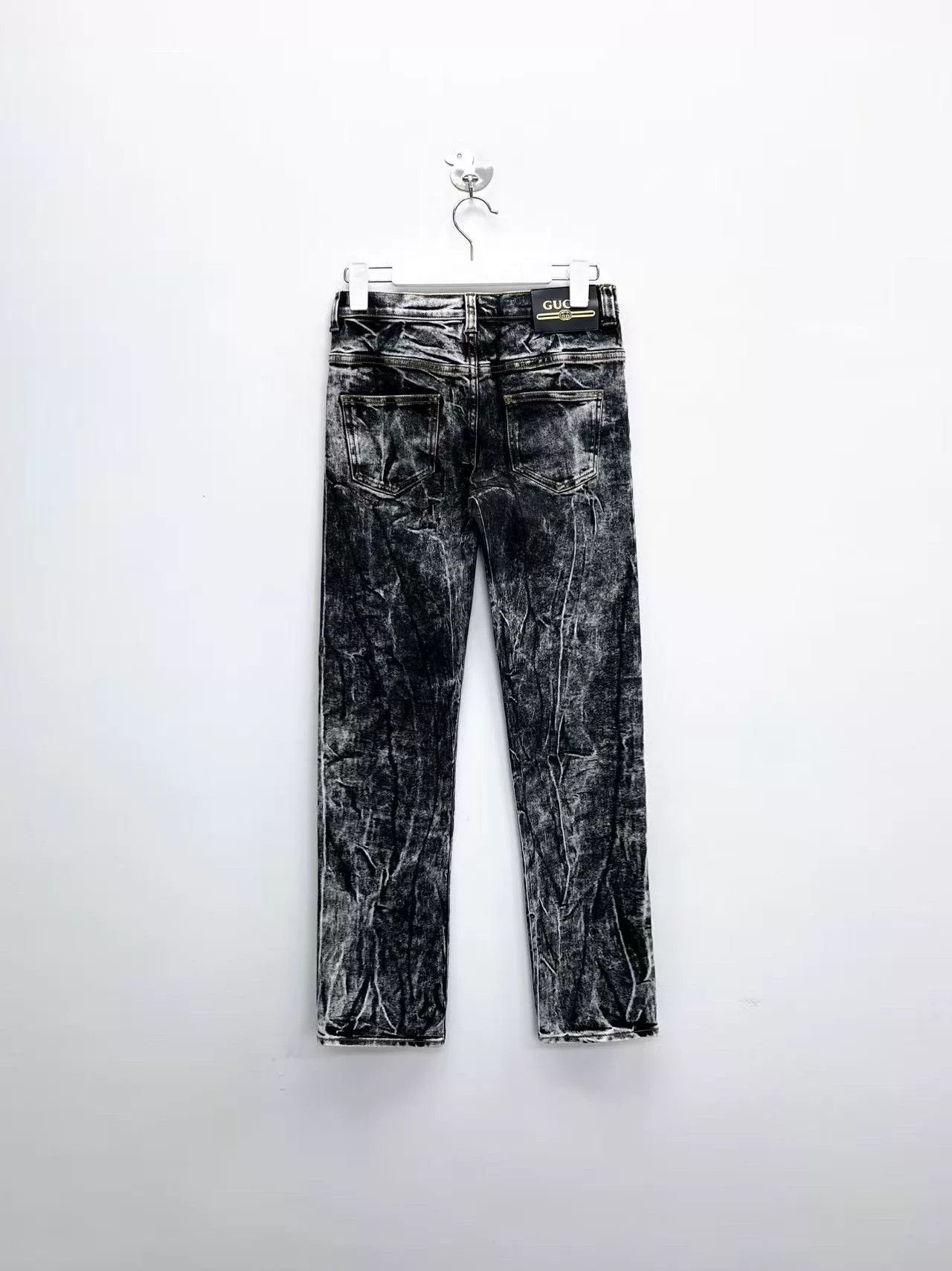 Gucci gucci distressed straight-leg denim pants unisex Size 28" / US 6 / IT 42 - 2 Thumbnail