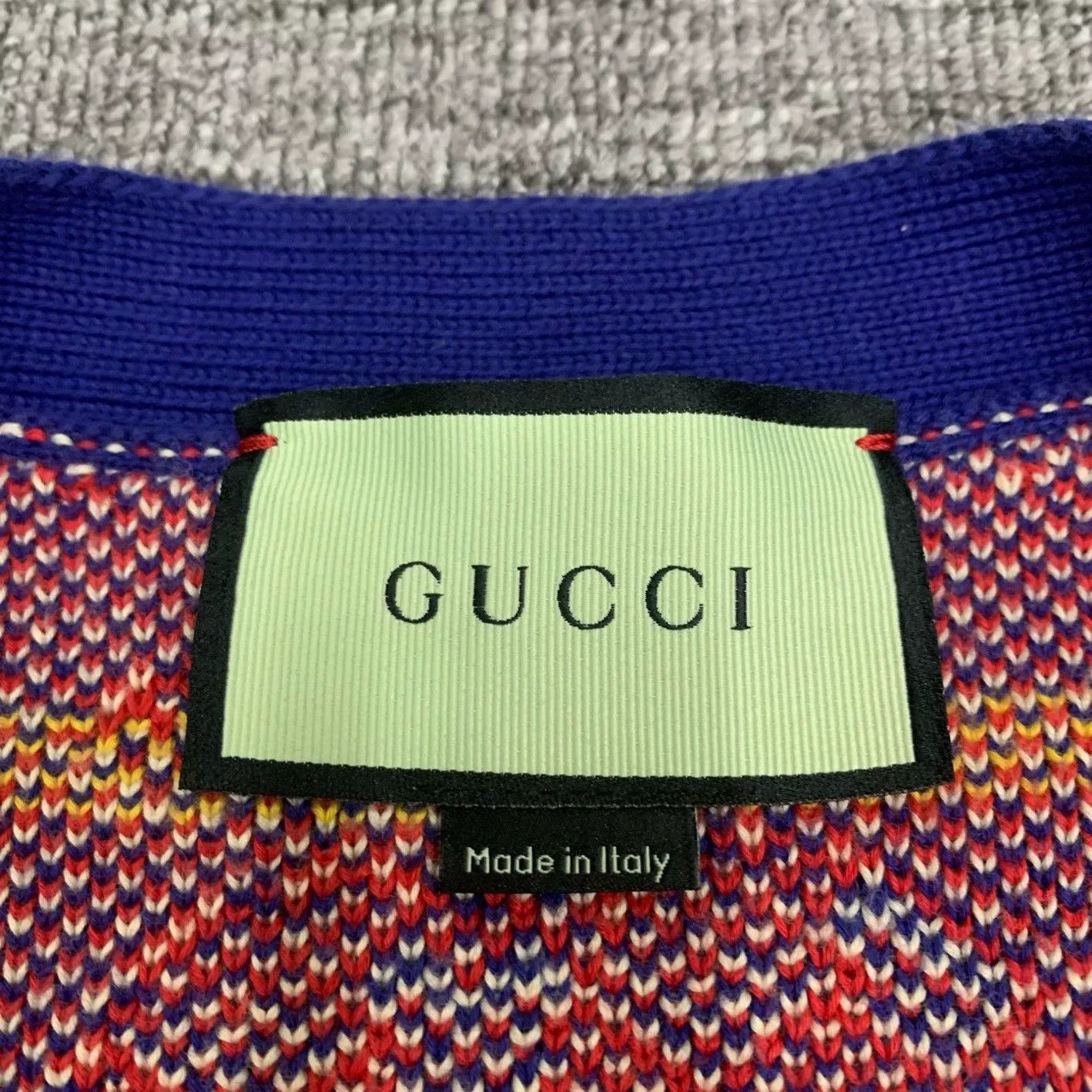 Gucci gucci blue apple knit cardigan medium size Size M / US 6-8 / IT 42-44 - 6 Thumbnail