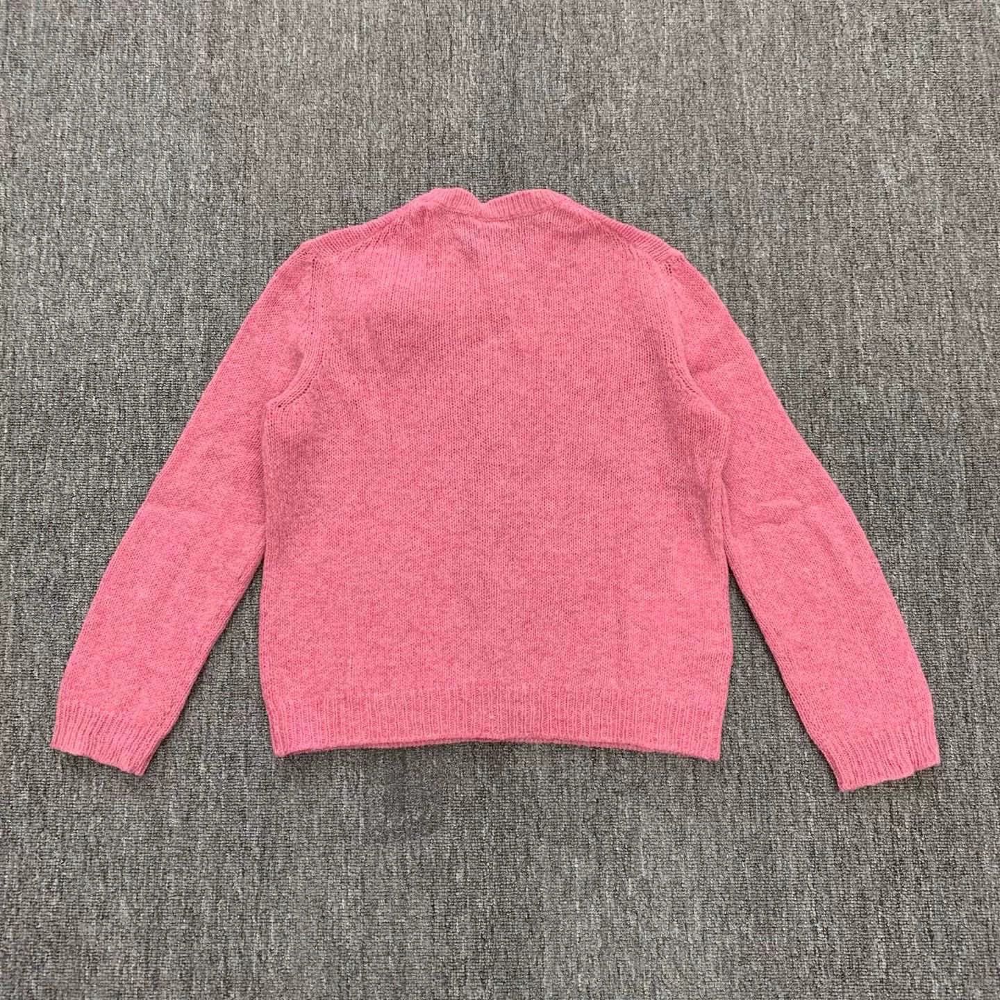 Miu Miu pink knitted cardigan with bow Size L / US 10 / IT 46 - 2 Thumbnail