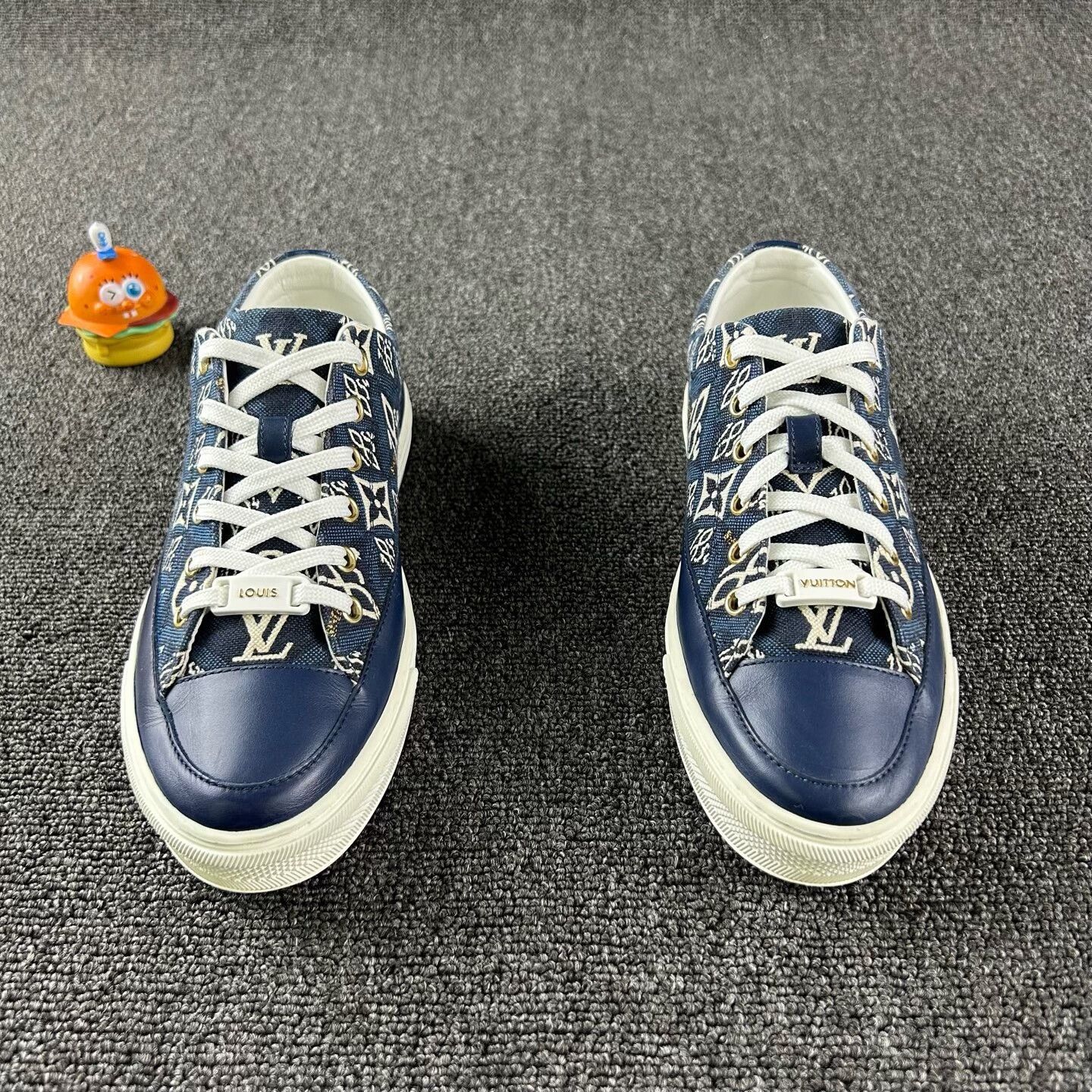 Louis Vuitton lv denim blue casual sneakers for women Size US 7.5 / IT 37.5 - 2 Thumbnail