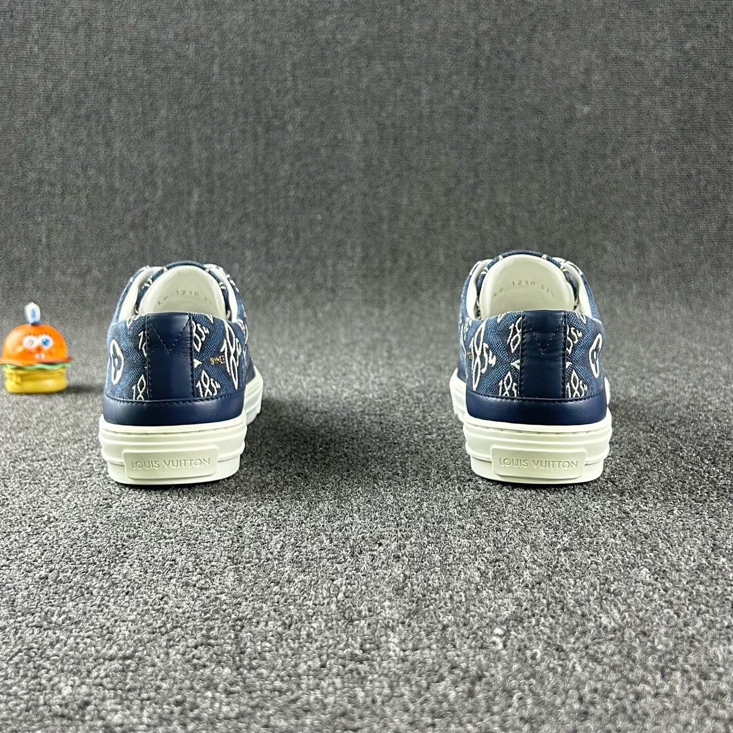Louis Vuitton lv denim blue casual sneakers for women Size US 7.5 / IT 37.5 - 5 Thumbnail