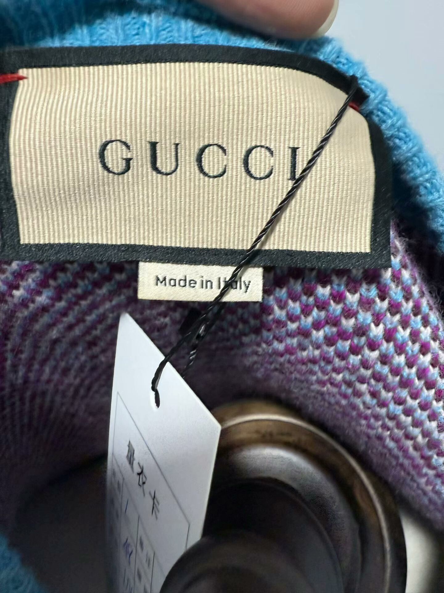 Gucci gucci double g print wool cardigan Size L / US 10 / IT 46 - 3 Thumbnail