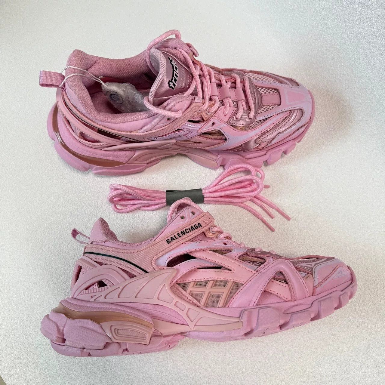Balenciaga balenciaga track 2.0 pink low-top sneakers Size US 6.5 / IT 36.5 - 8 Thumbnail