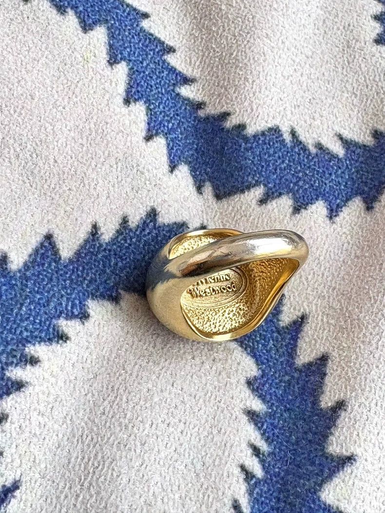Vivienne Westwood Vivienne Westwood Red Enamel Ring Size ONE SIZE - 3 Thumbnail