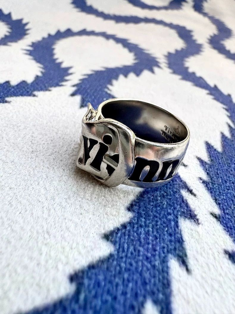 Vivienne Westwood Vivienne Westwood Silver Belt Buckle Ring | Grailed