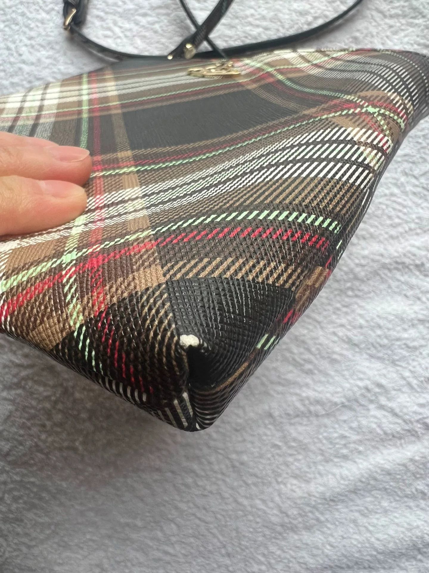 Vivienne Westwood Vivienne Westwood Saturn Plaid Crossbody Size ONE SIZE - 6 Thumbnail