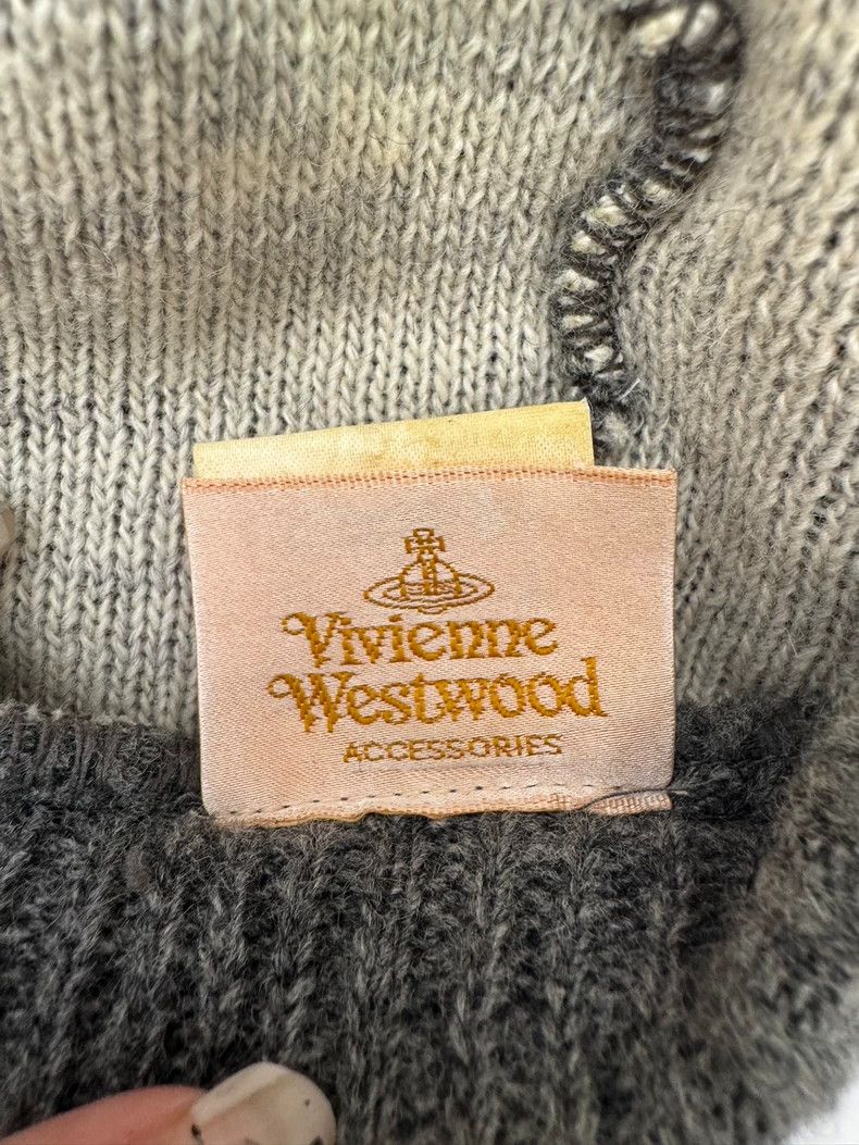 Vivienne Westwood Vivienne Westwood Gray Beret with Saturn Size ONE SIZE - 5 Thumbnail