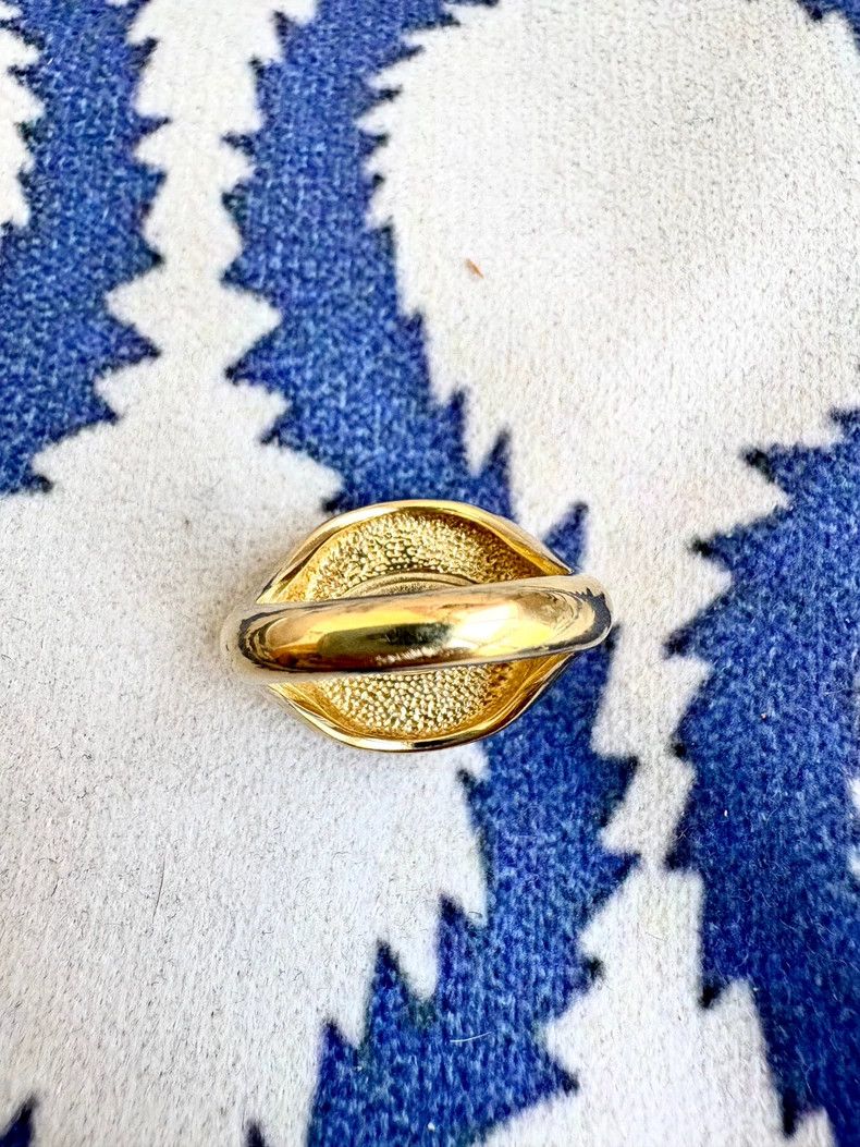 Vivienne Westwood Vivienne Westwood Black Enamel Saturn Ring Size ONE SIZE - 3 Thumbnail