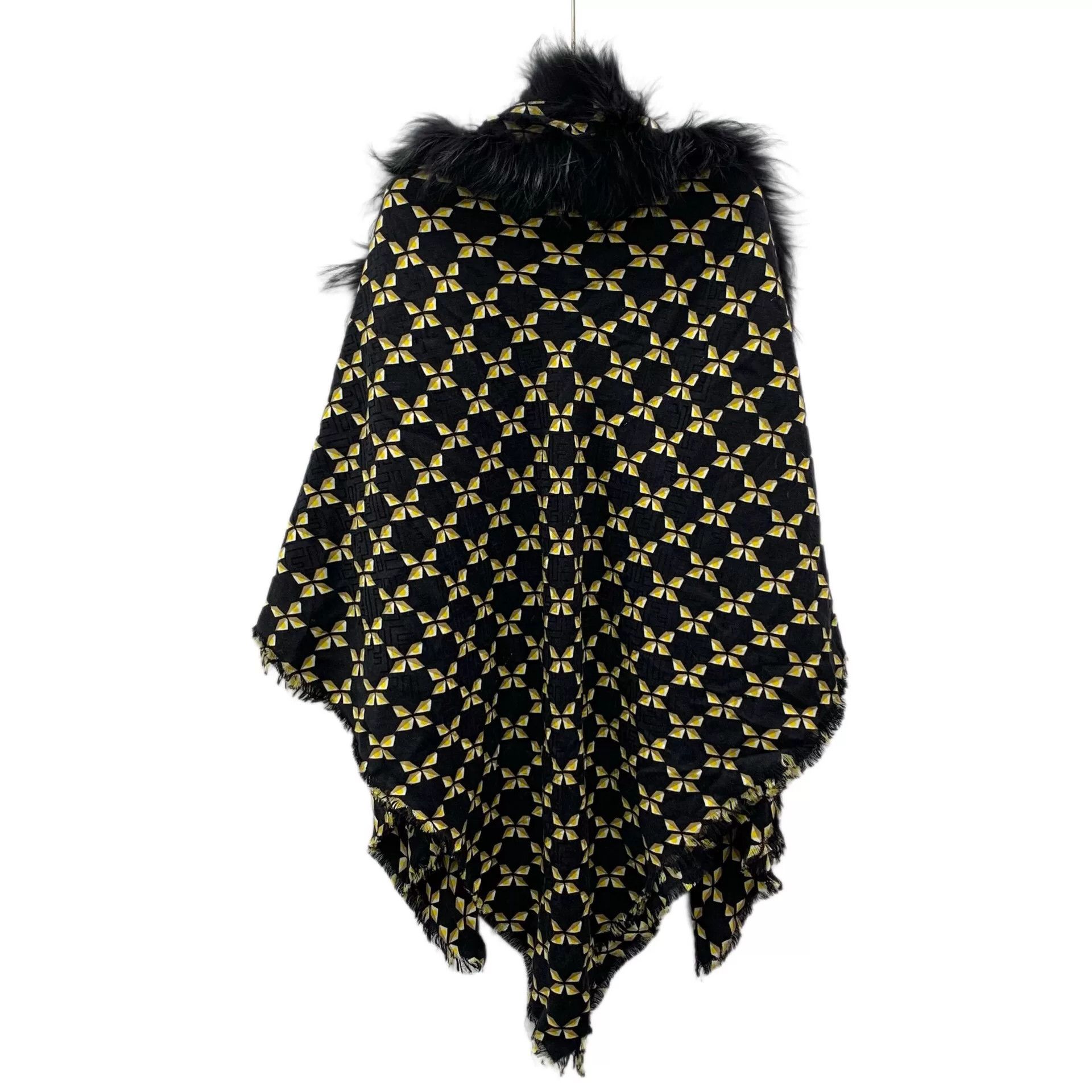 Fendi fendi geometric print silk shawl coat Size US M / EU 48-50 / 2 - 2 Thumbnail