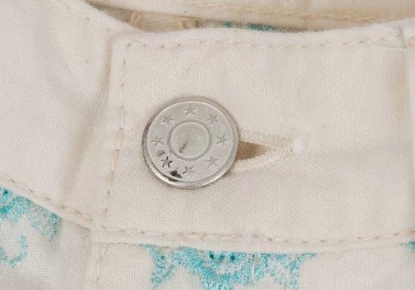 Junya Watanabe white vintage embroidered flower pants Size 28" / US 6 / IT 42 - 5 Thumbnail