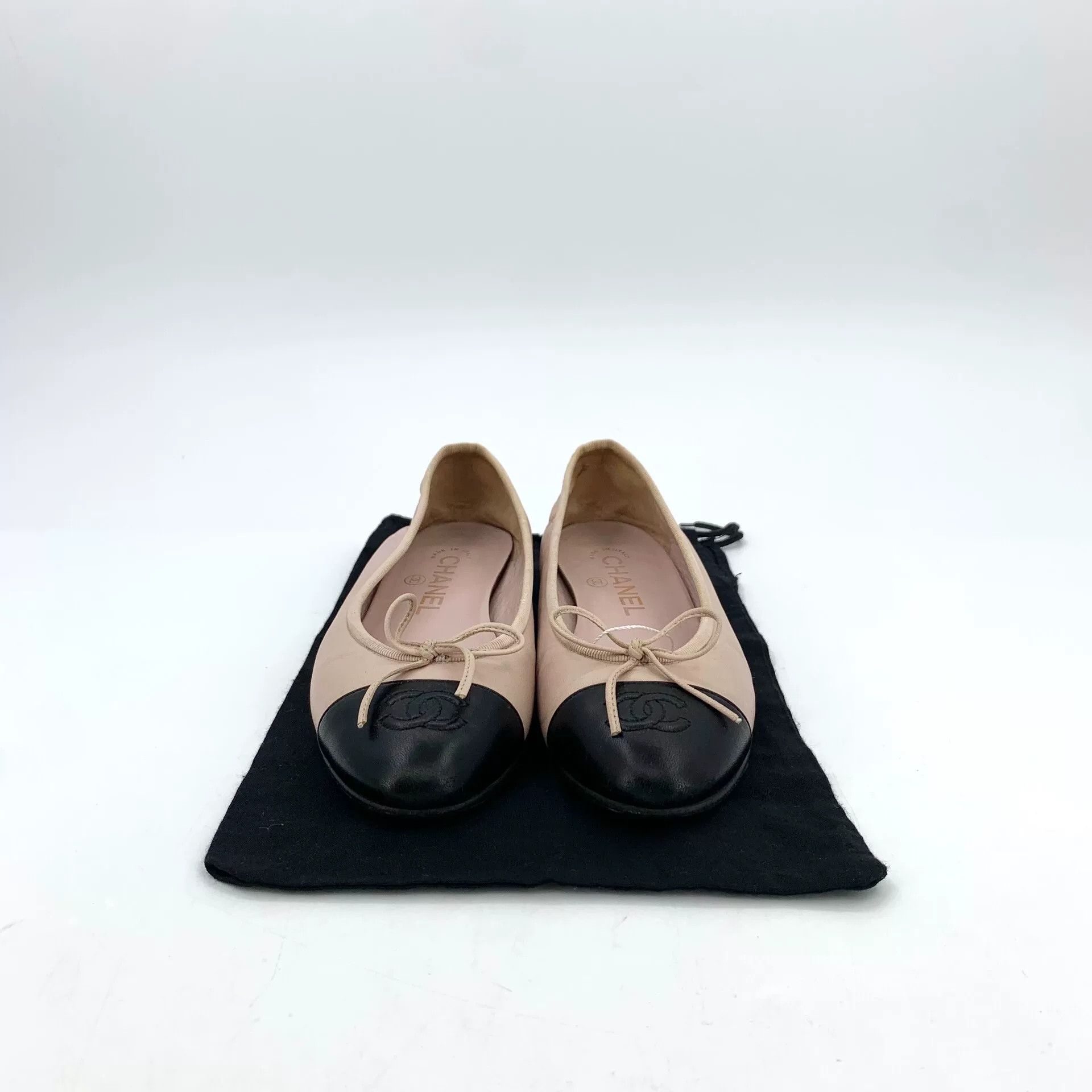 Chanel Chanel Pink Bow Casual Flat Shoes Size US 8 / IT 38 - 9 Thumbnail