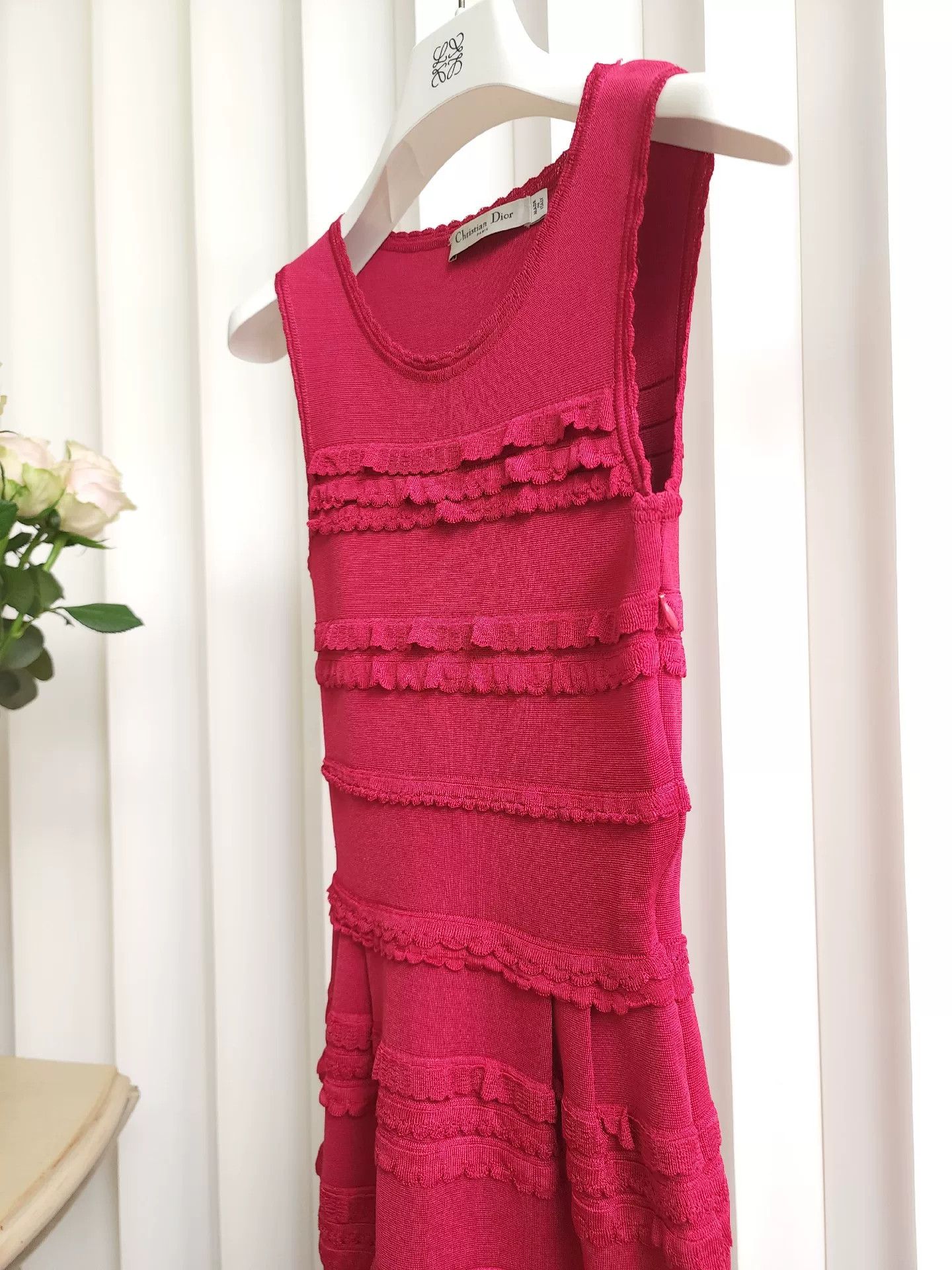 Dior dior layered knit dress in pink Size M / US 6-8 / IT 42-44 - 4 Thumbnail