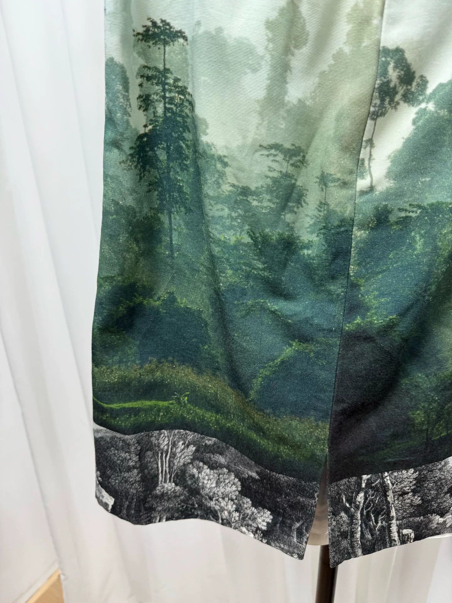 Dries Van Noten dries van noten forest landscape skirt Size 36" / US 14 / IT 50 - 3 Thumbnail