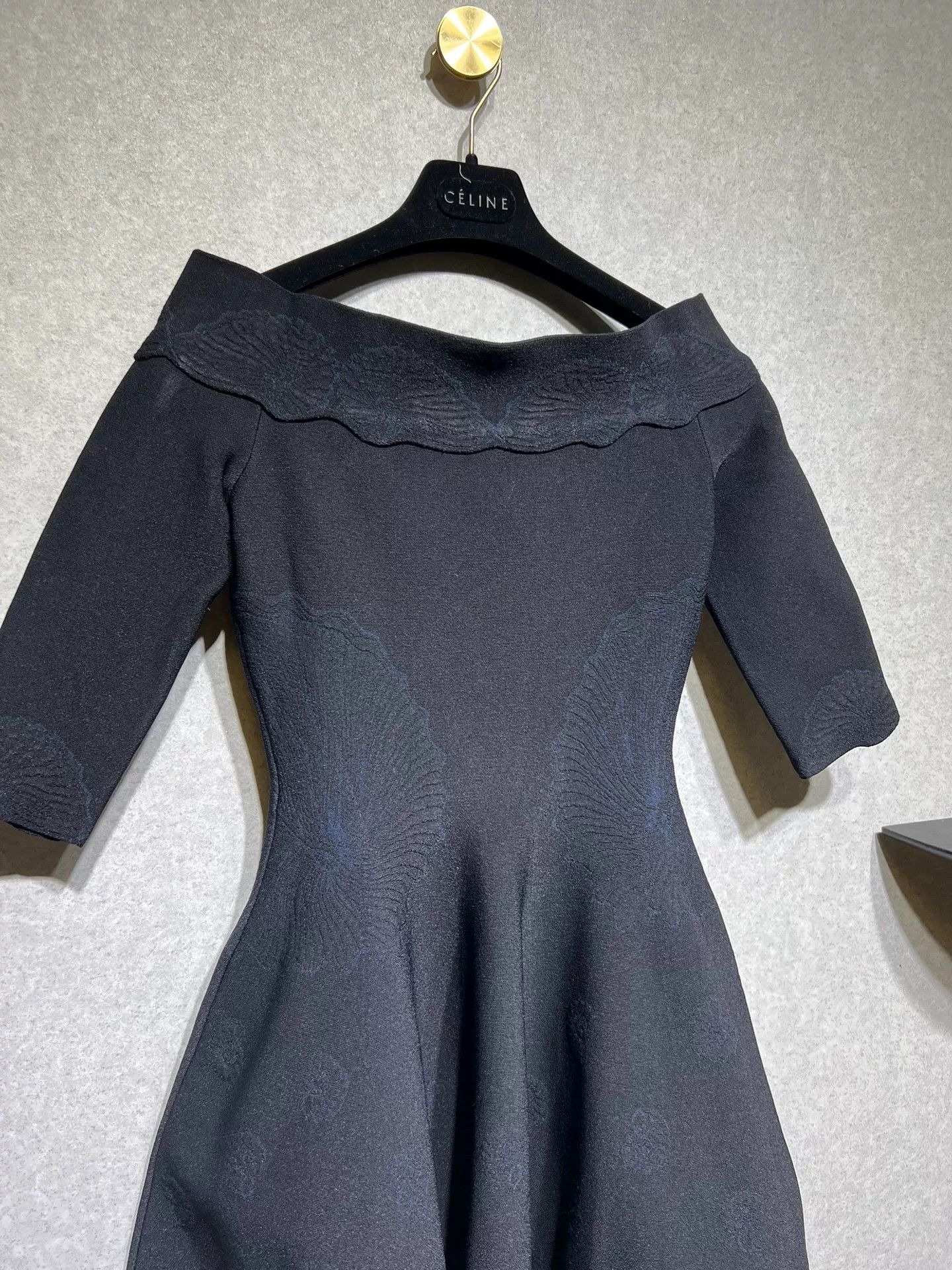 Alexander McQueen Black Mini Dress