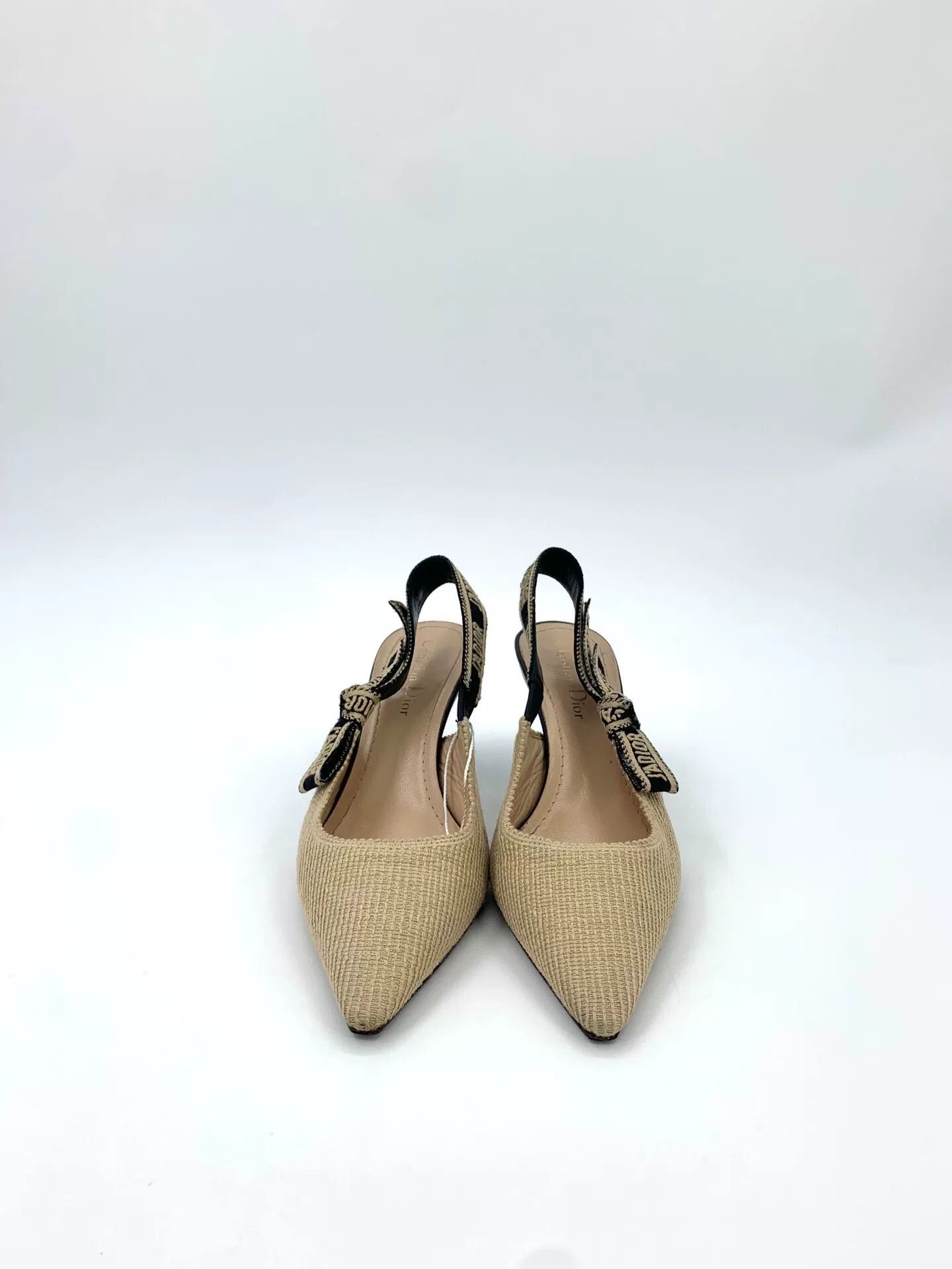 Dior Dior Brown Embroidered Strap Heel Sandals Size US 6 / IT 36 - 3 Thumbnail