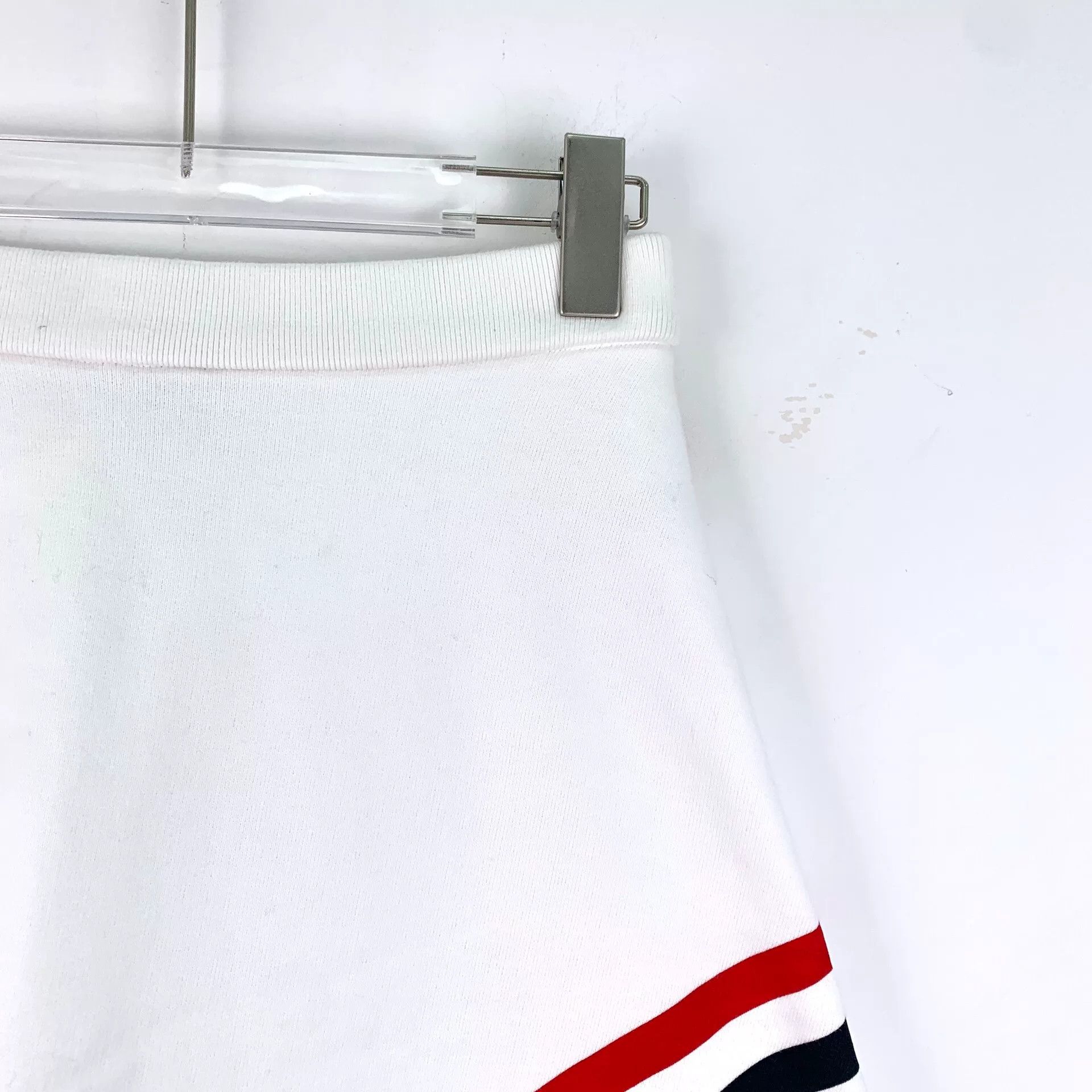 Thom Browne thom browne white striped cotton skirt Size 28" / US 6 / IT 42 - 3 Thumbnail